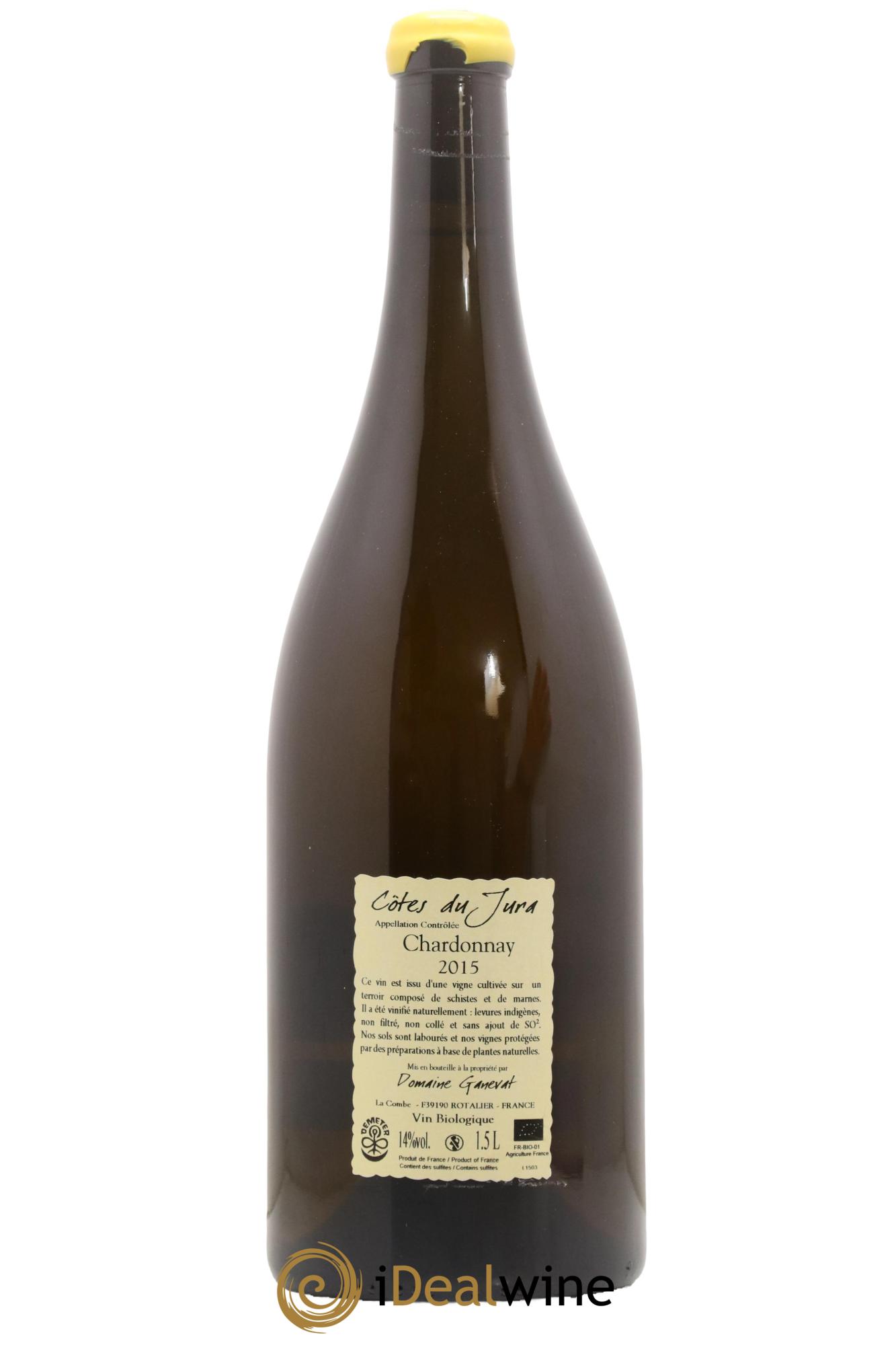 Côtes du Jura Grusse en Billat Jean-François Ganevat (Domaine) 2015 - Lot de 1 magnum - 1