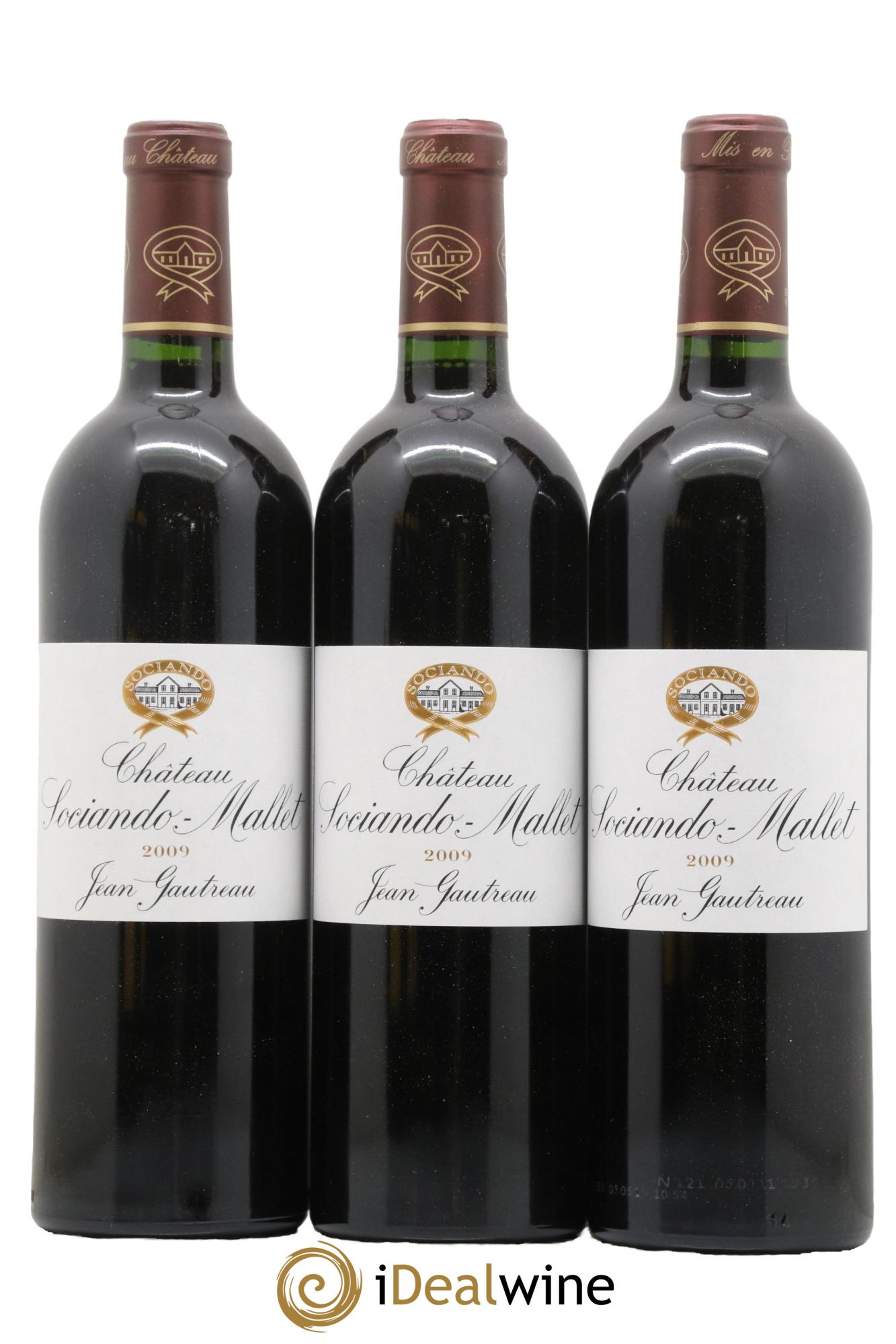 Château Sociando Mallet 2009 - Lot de 6 bouteilles - 2
