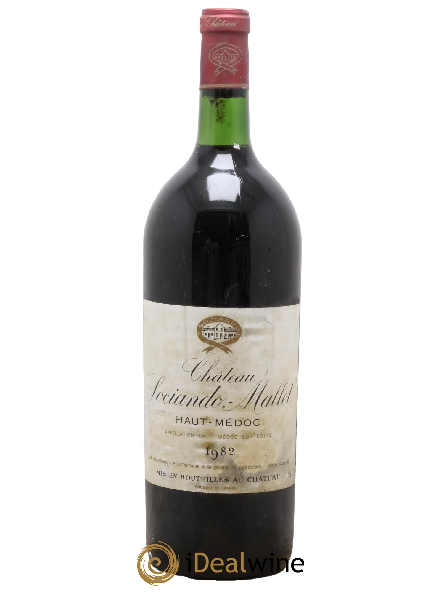 Château Sociando Mallet 1982 - Lotto di 1 magnum - 0