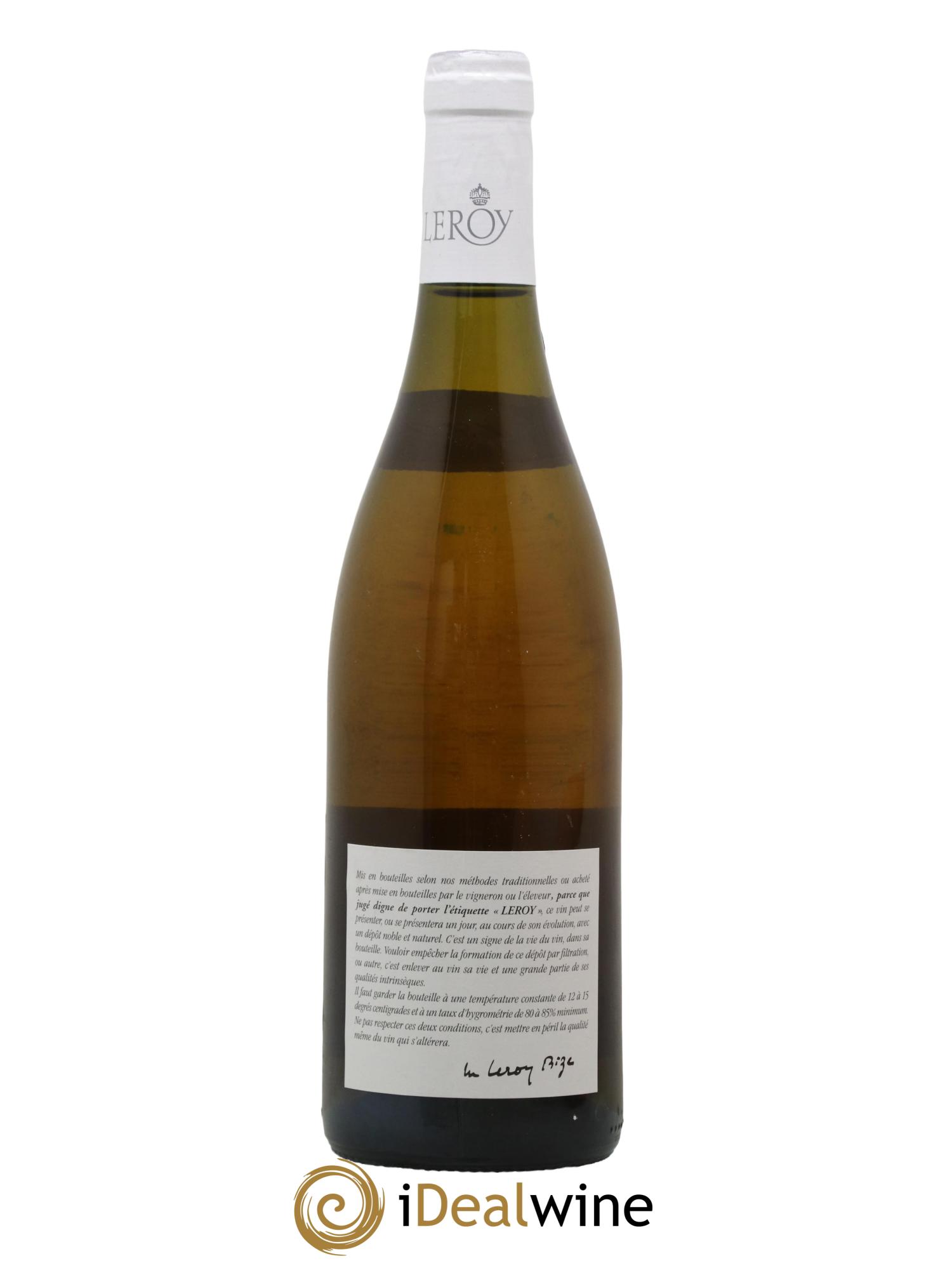 Chassagne-Montrachet 1er Cru Morgeot Leroy SA 1995 - Lot de 1 bouteille - 1