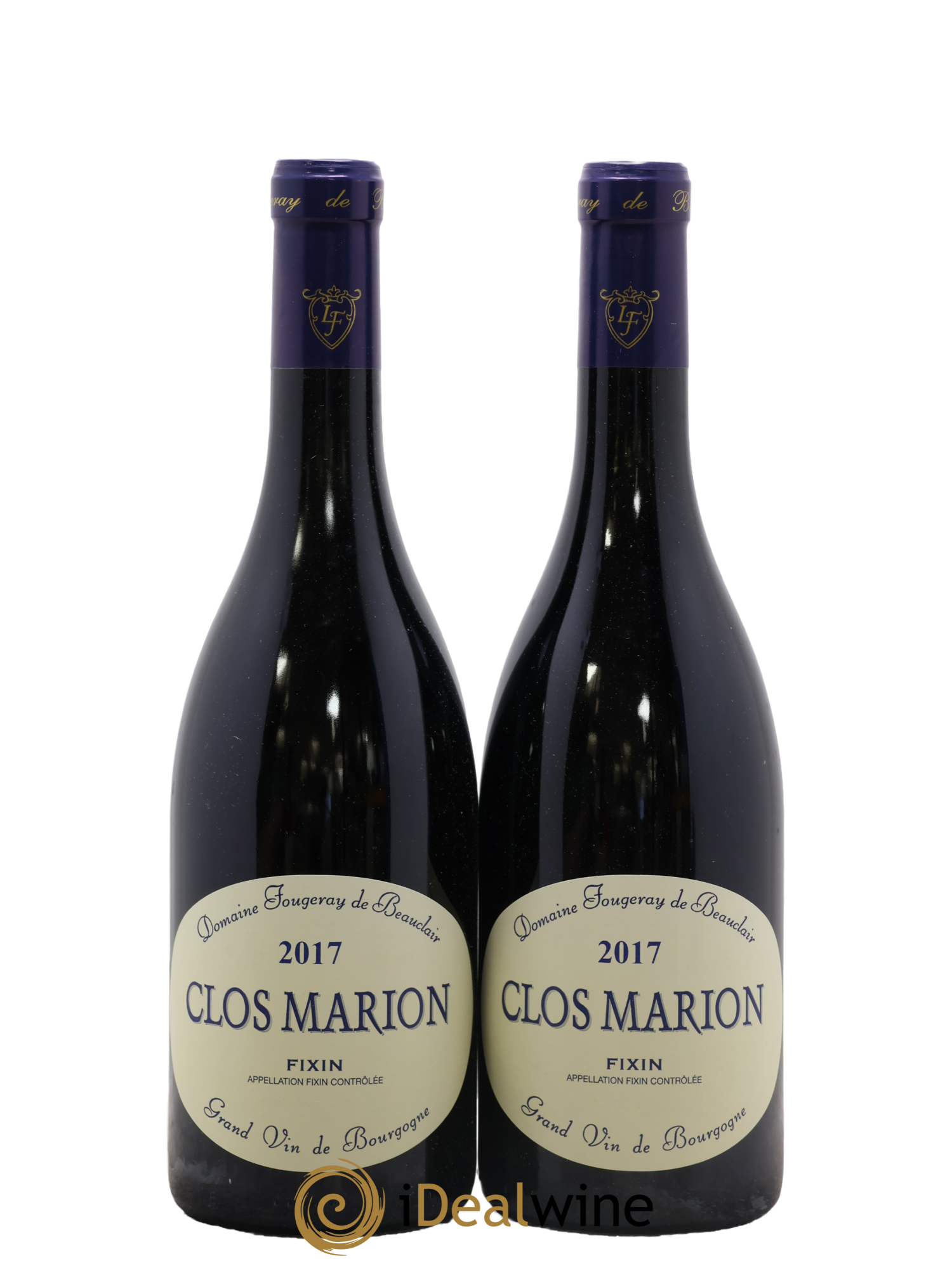Fixin Clos Marion Fougeray de Beauclair 2017 - Lot de 2 bouteilles - 0