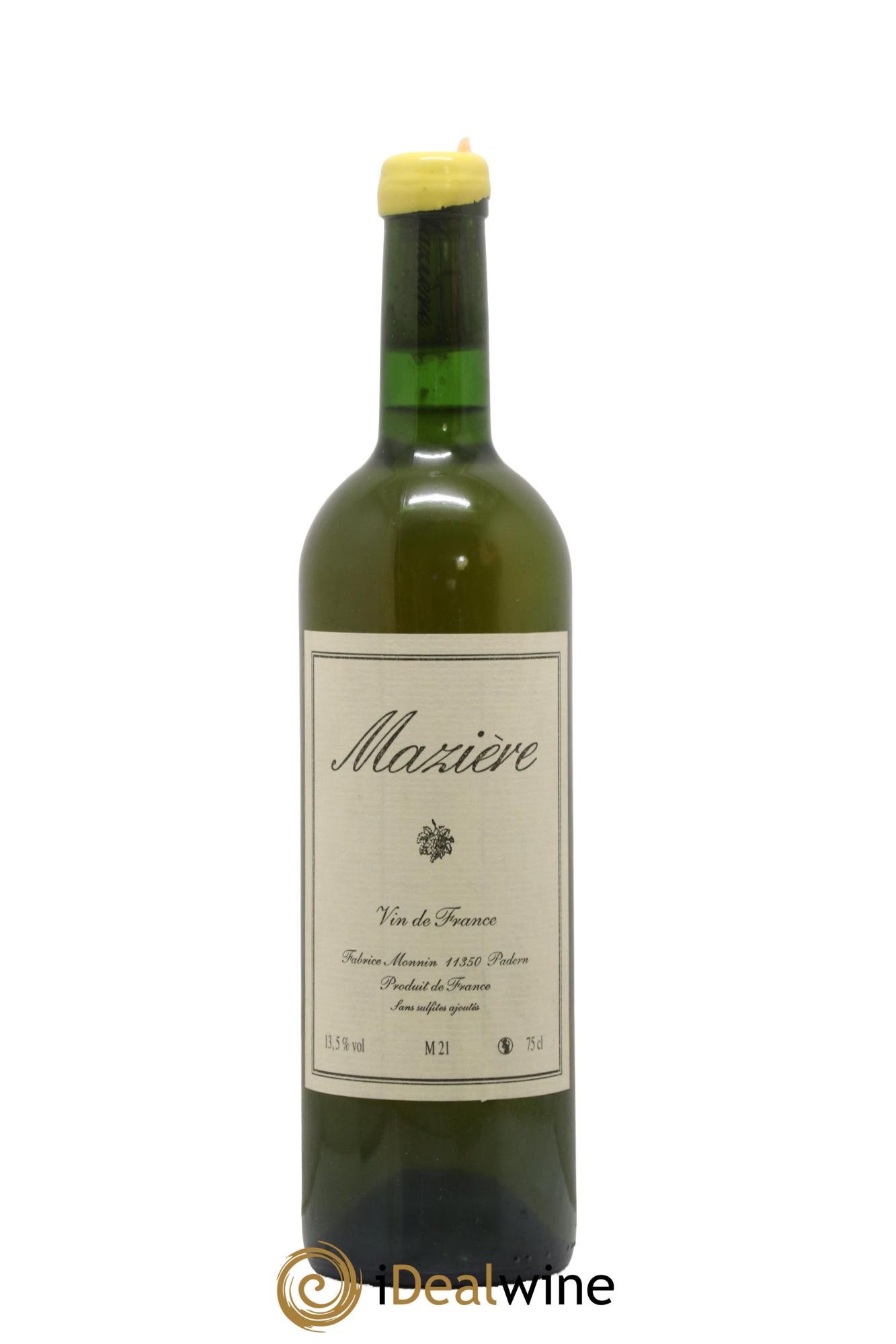 Vin de France Mazière Macabeu 2021 - Lot de 1 bouteille - 0