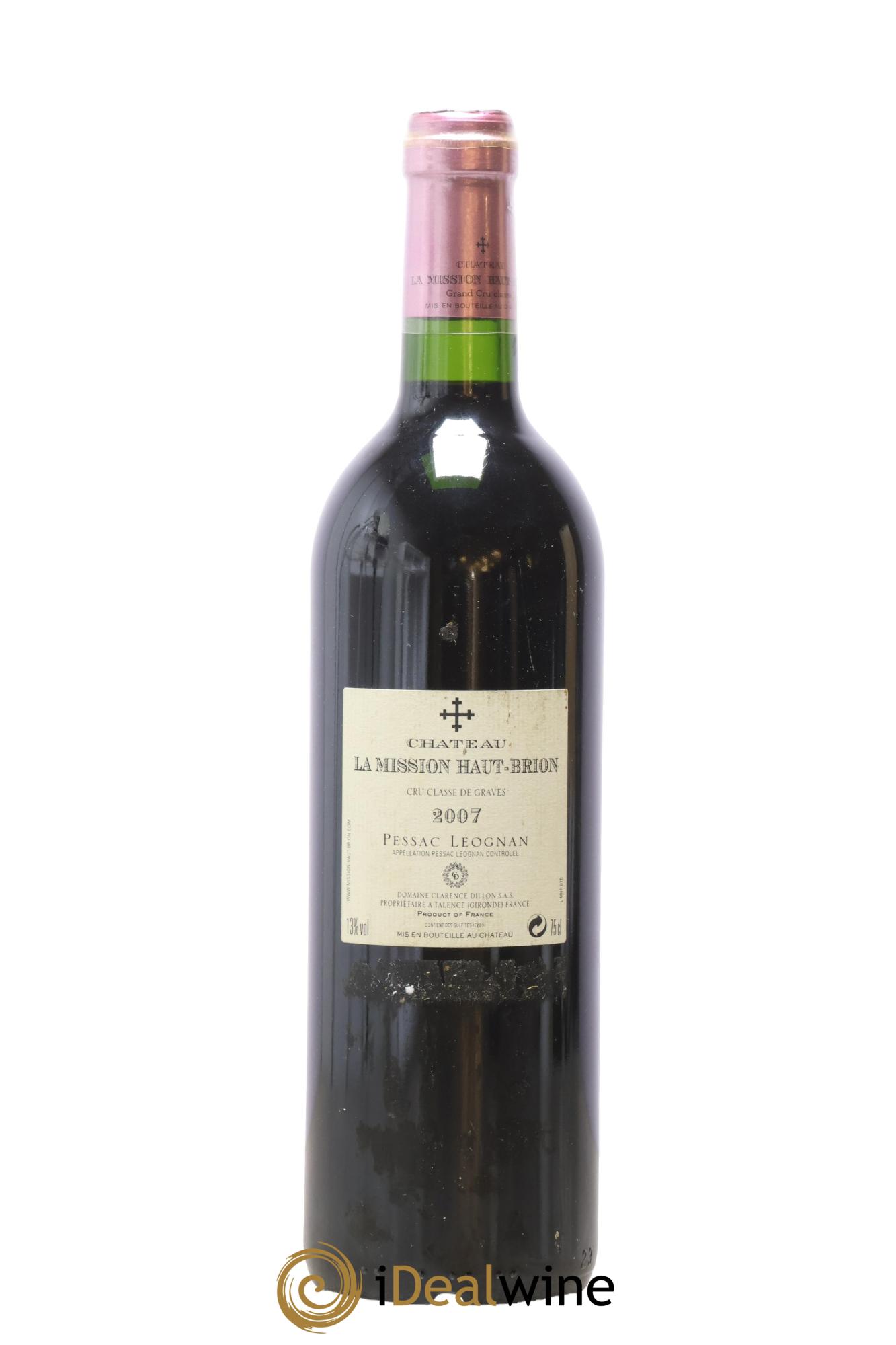 Château la Mission Haut-Brion Cru Classé de Graves 2007 - Posten von 1 Flasche - 1