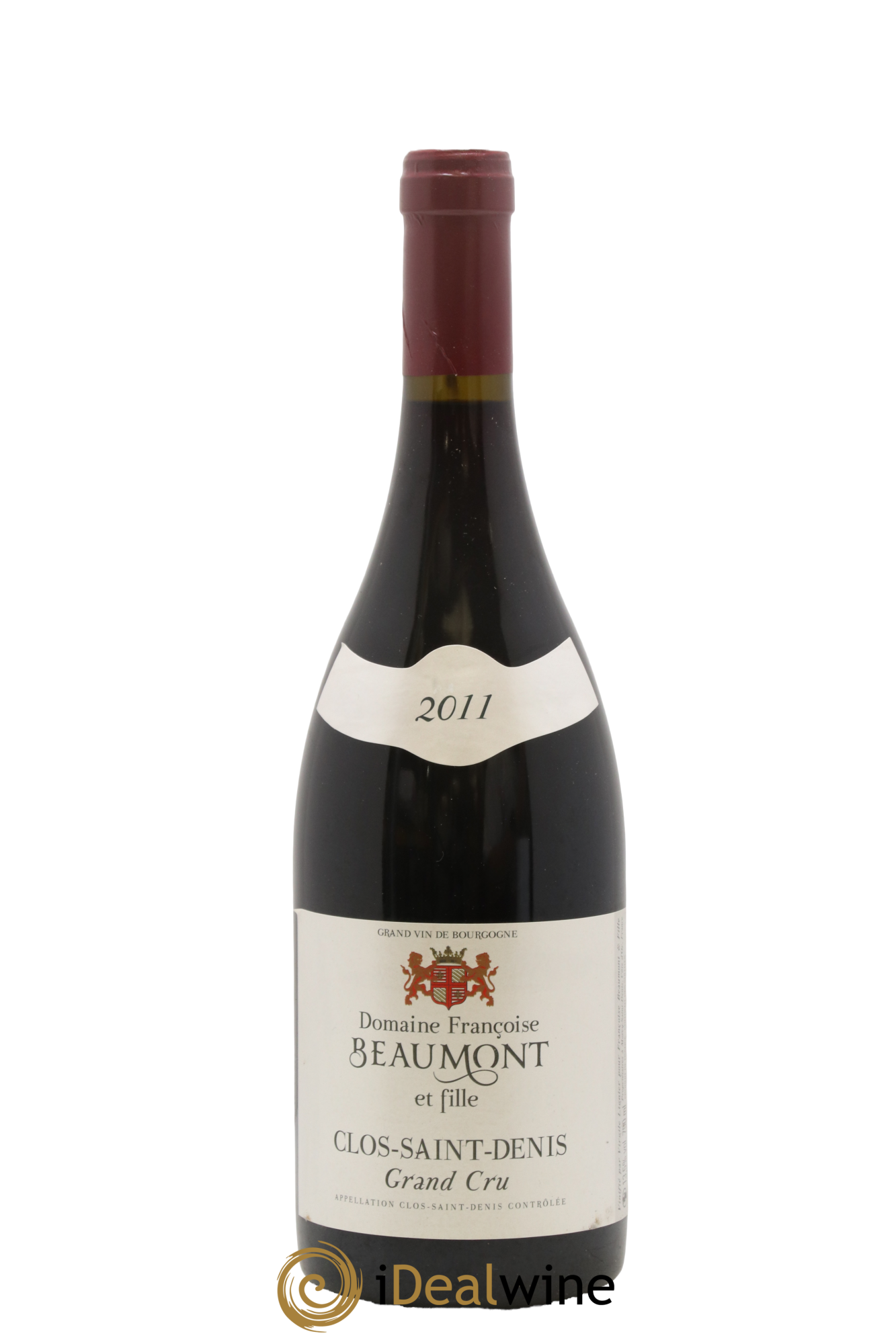 Clos Saint-Denis Grand Cru Domaine Françoise Beaumont et fille 2011 - Lot de 1 bouteille - 0