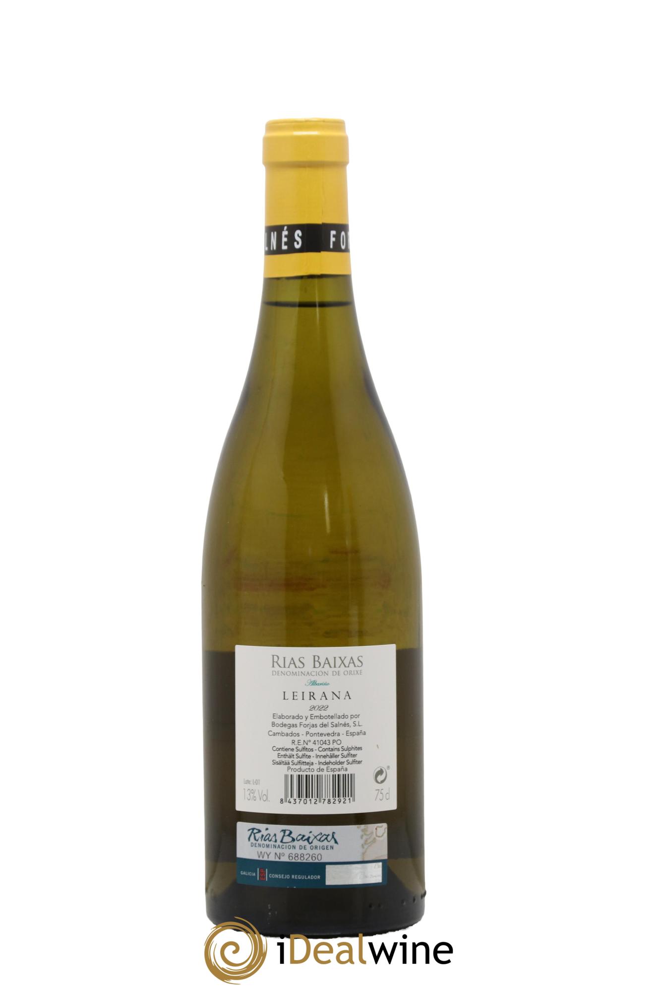 Rias Baixas DO Forjas del Salnés Leirana  2022 - Lotto di 1 bottiglia - 1