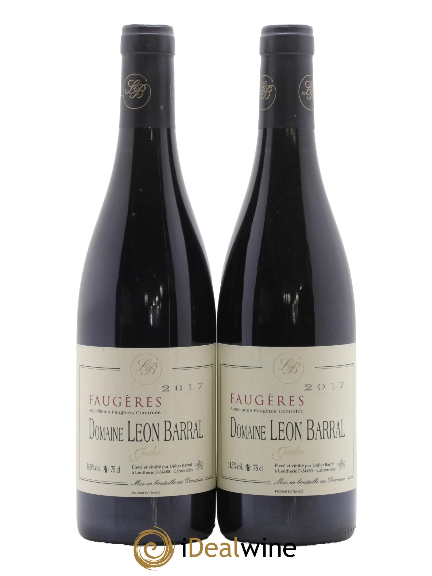 Faugères Jadis Domaine Léon Barral 2017 - Lotto di 2 bottiglie - 0