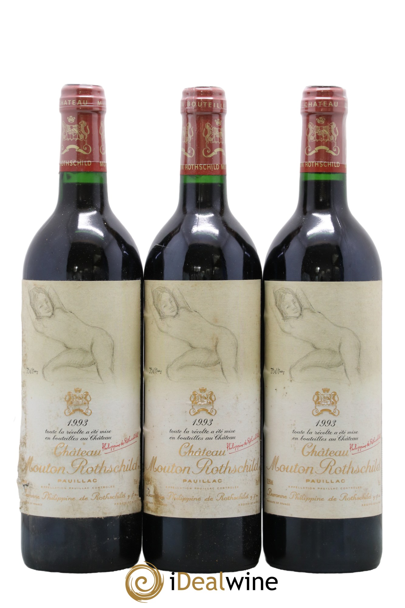 Château Mouton Rothschild 1er Grand Cru Classé 1993 - Lot de 12 bouteilles - 7