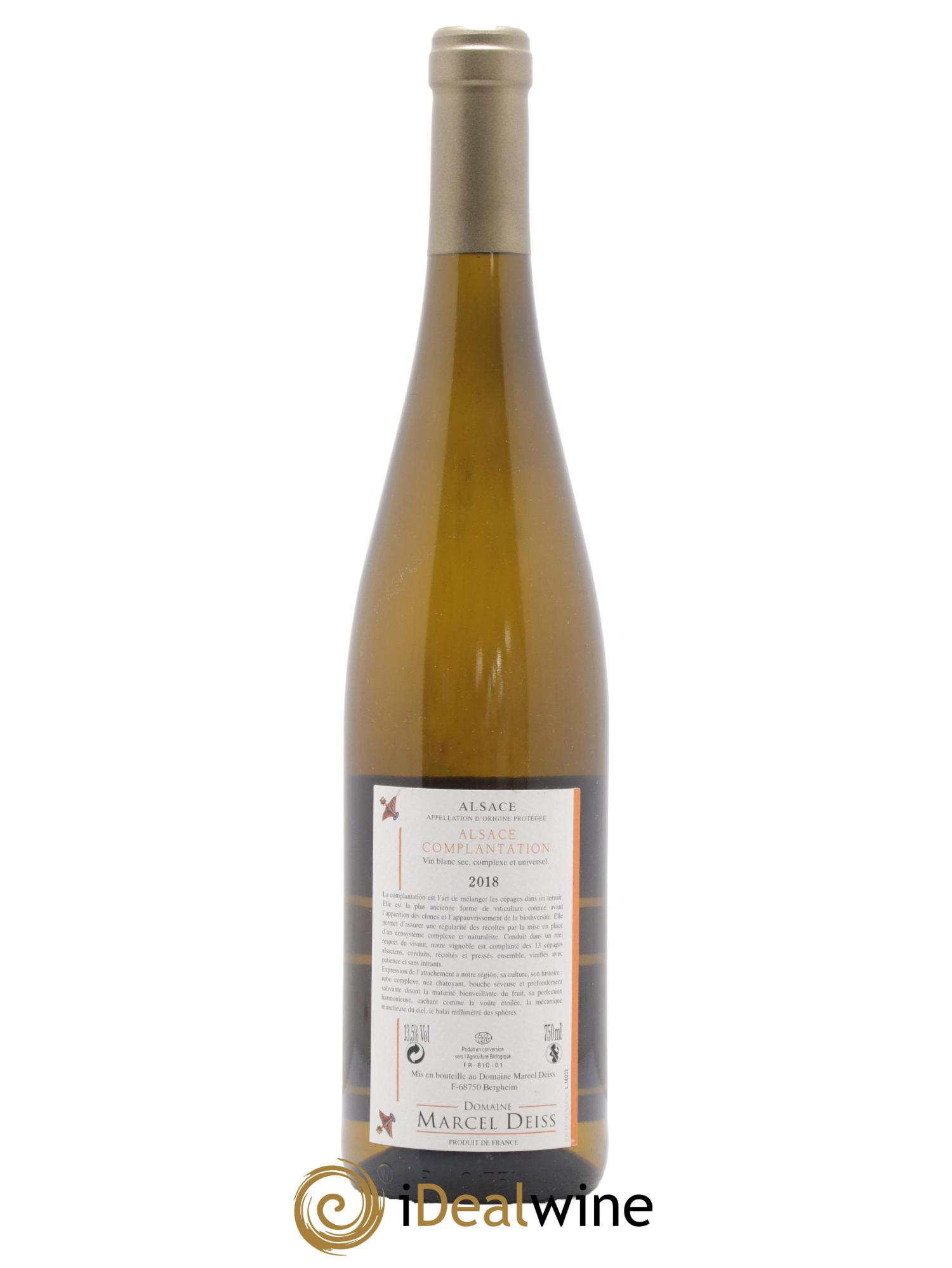 Alsace Complantation Marcel Deiss (Domaine) 2018 - Lot of 1 bottle - 1