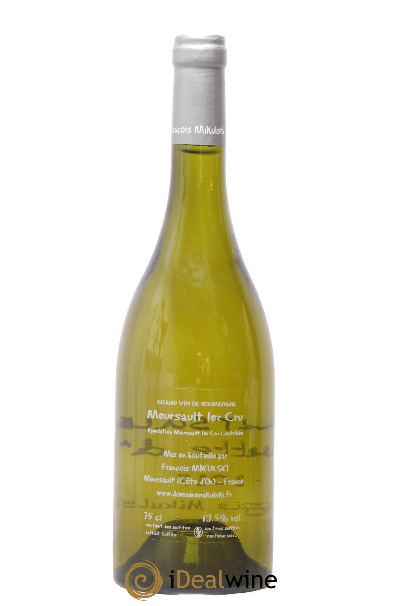 Meursault 1er Cru Goutte d'Or François Mikulski 2017 - Lotto di 1 bottiglia - 1
