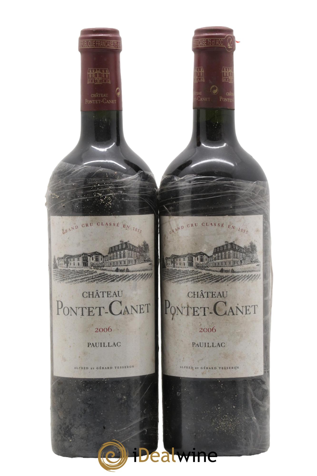 Château Pontet Canet 5ème Grand Cru Classé 2006 - Lotto di 2 bottiglie - 0