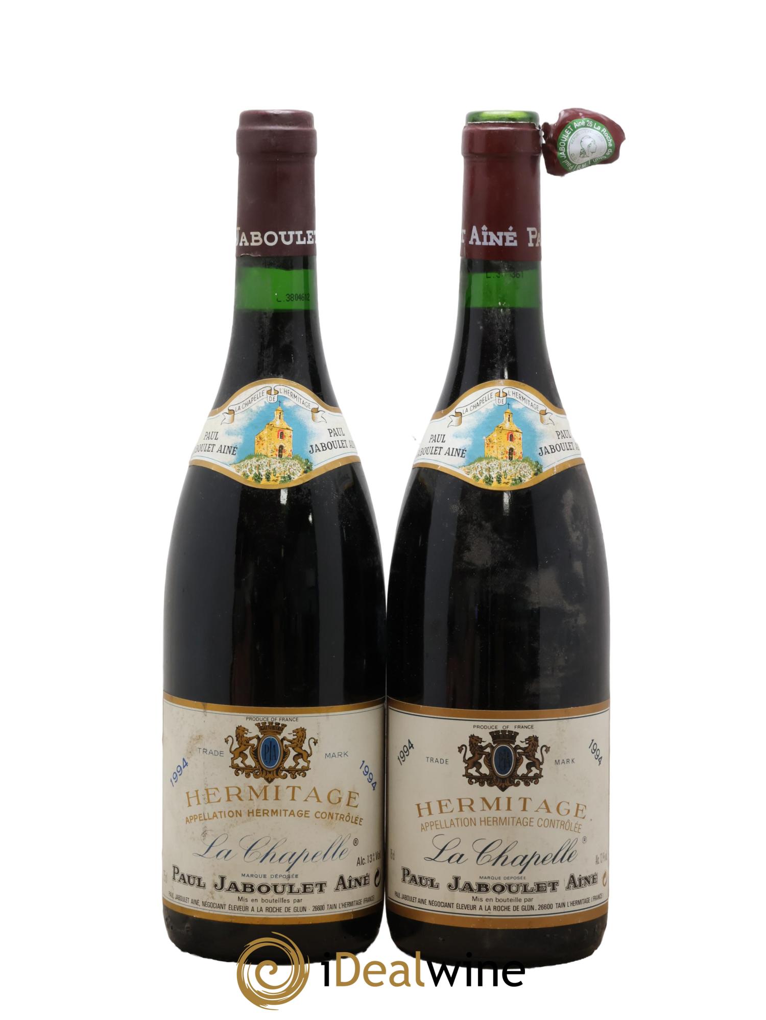 Hermitage La Chapelle Paul Jaboulet Ainé  1994 - Lotto di 2 bottiglie - 0