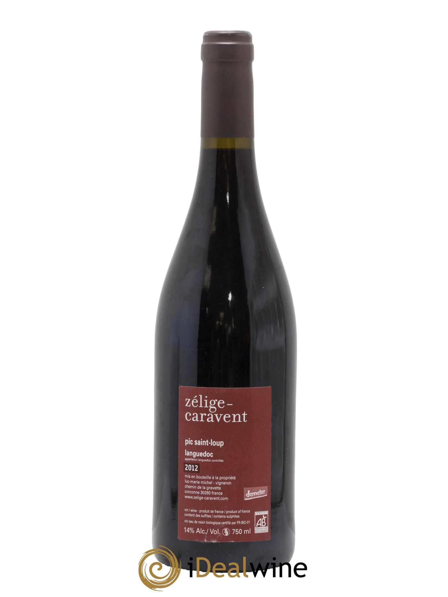 Pic Saint-Loup Velvet Zelige Caravent 2012 - Lotto di 1 bottiglia - 1