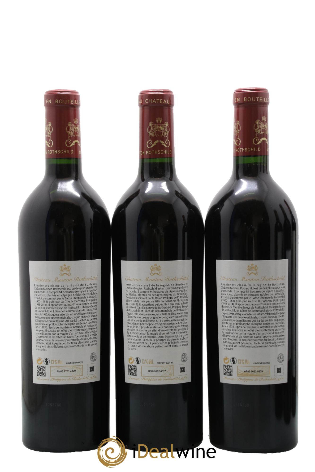 Château Mouton Rothschild 1er Grand Cru Classé 2013 - Lot de 6 bouteilles - 2
