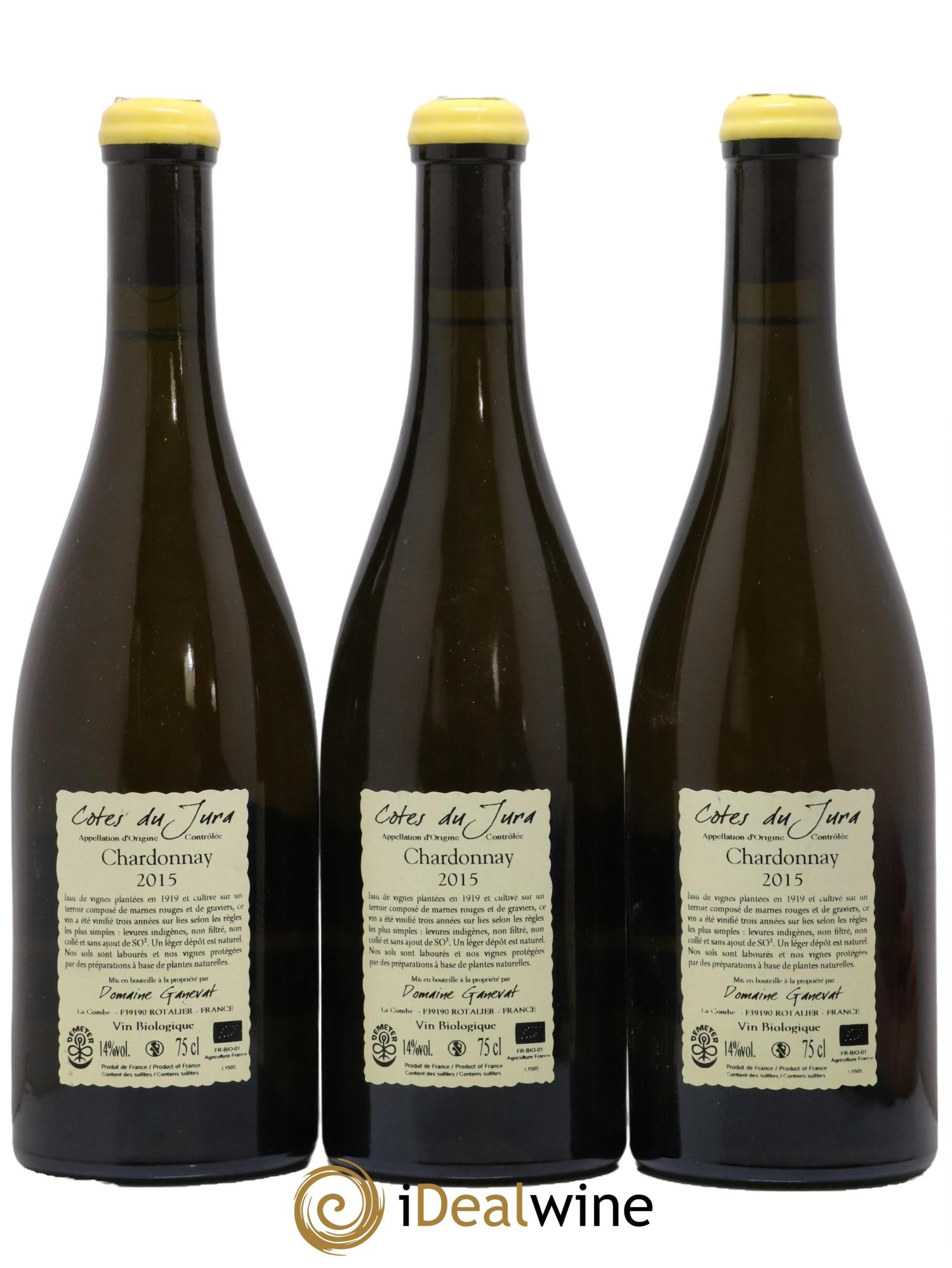 Côtes du Jura Les Grands Teppes Vieilles Vignes Jean-François Ganevat (Domaine) 2015 - Lot de 3 bouteilles - 1