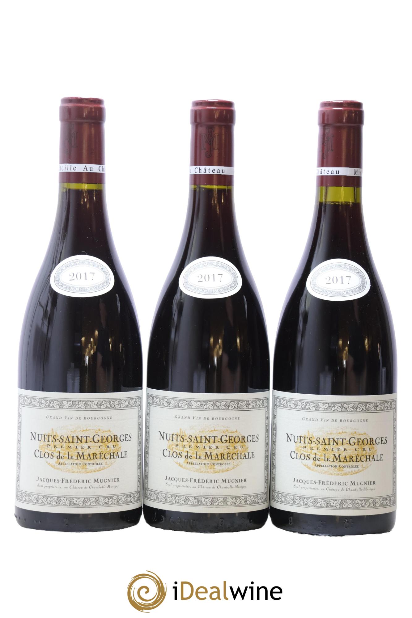 Nuits-Saint-Georges 1er Cru Clos de La Maréchale Jacques-Frédéric Mugnier 2017 - Lot of 6 bottles - 2