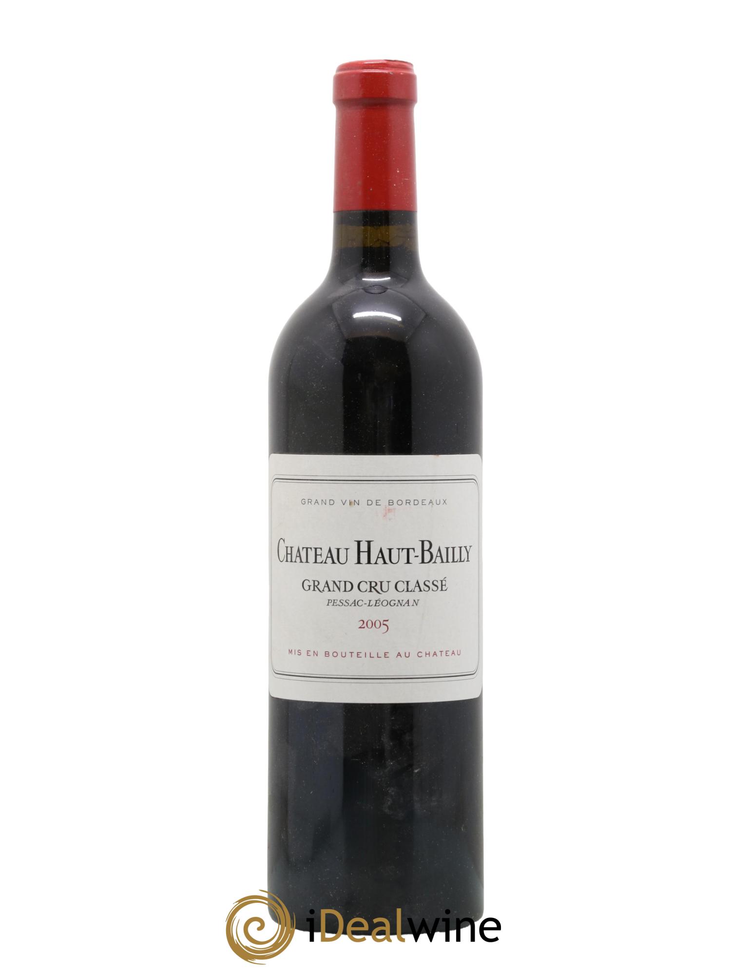 Château Haut-Bailly Cru Classé de Graves 2005 - Lot de 1 bouteille - 0