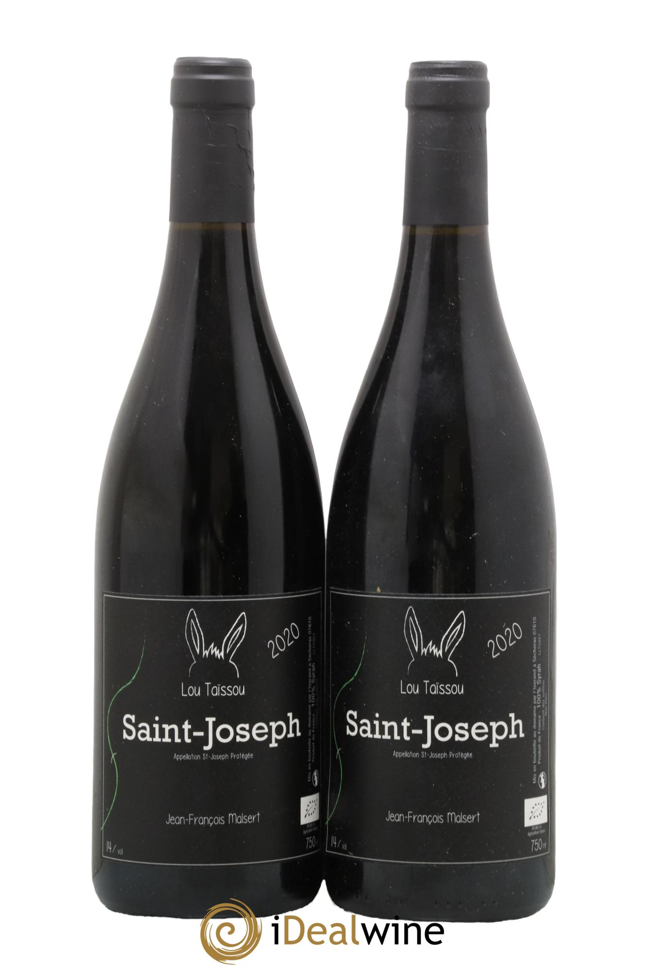 Saint-Joseph Lou Taïssou Jean-François Malsert 2020 - Lot de 2 bouteilles - 0