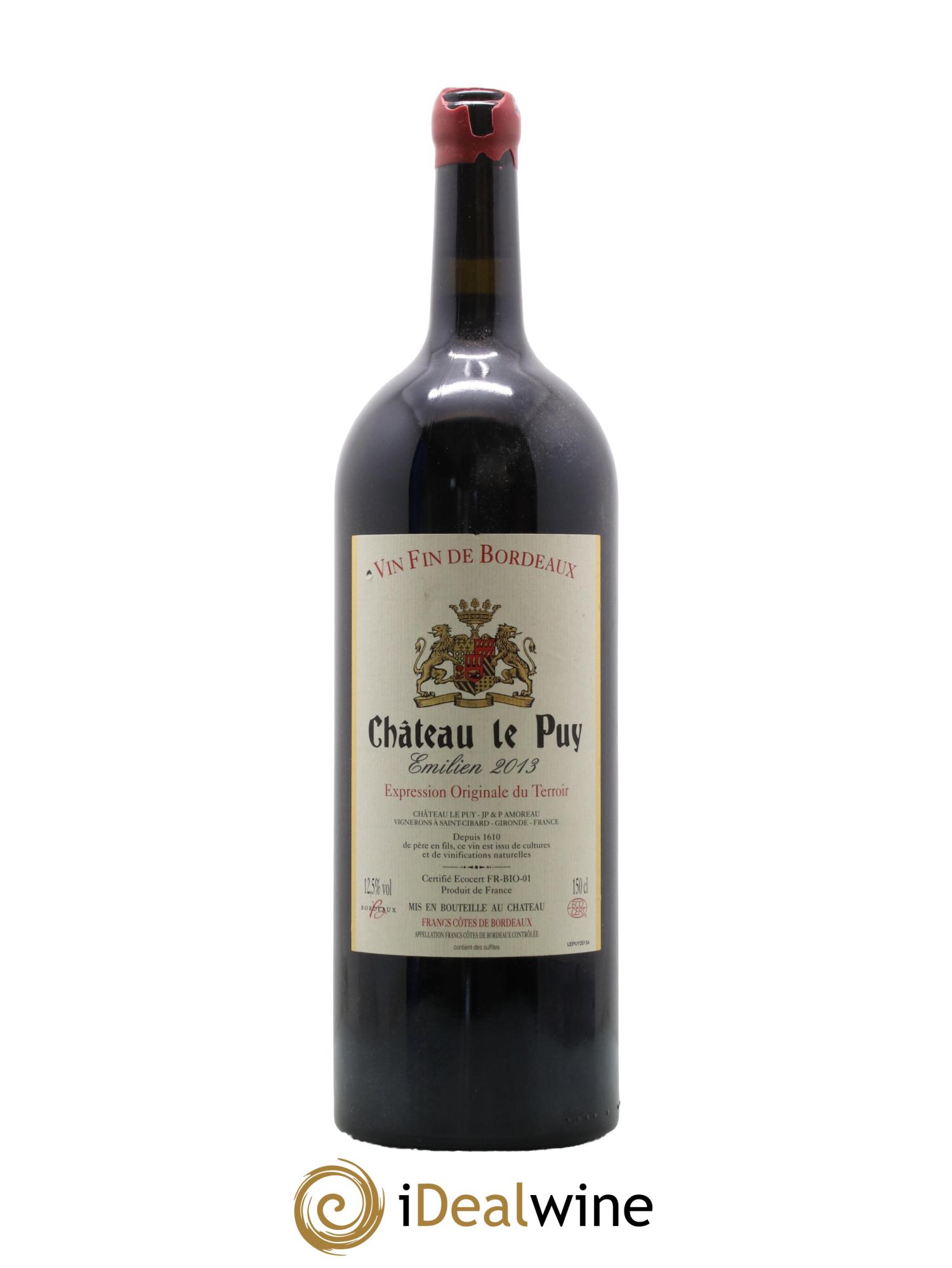 Le Puy - Cuvée Emilien 2013 - Lot de 1 magnum - 0