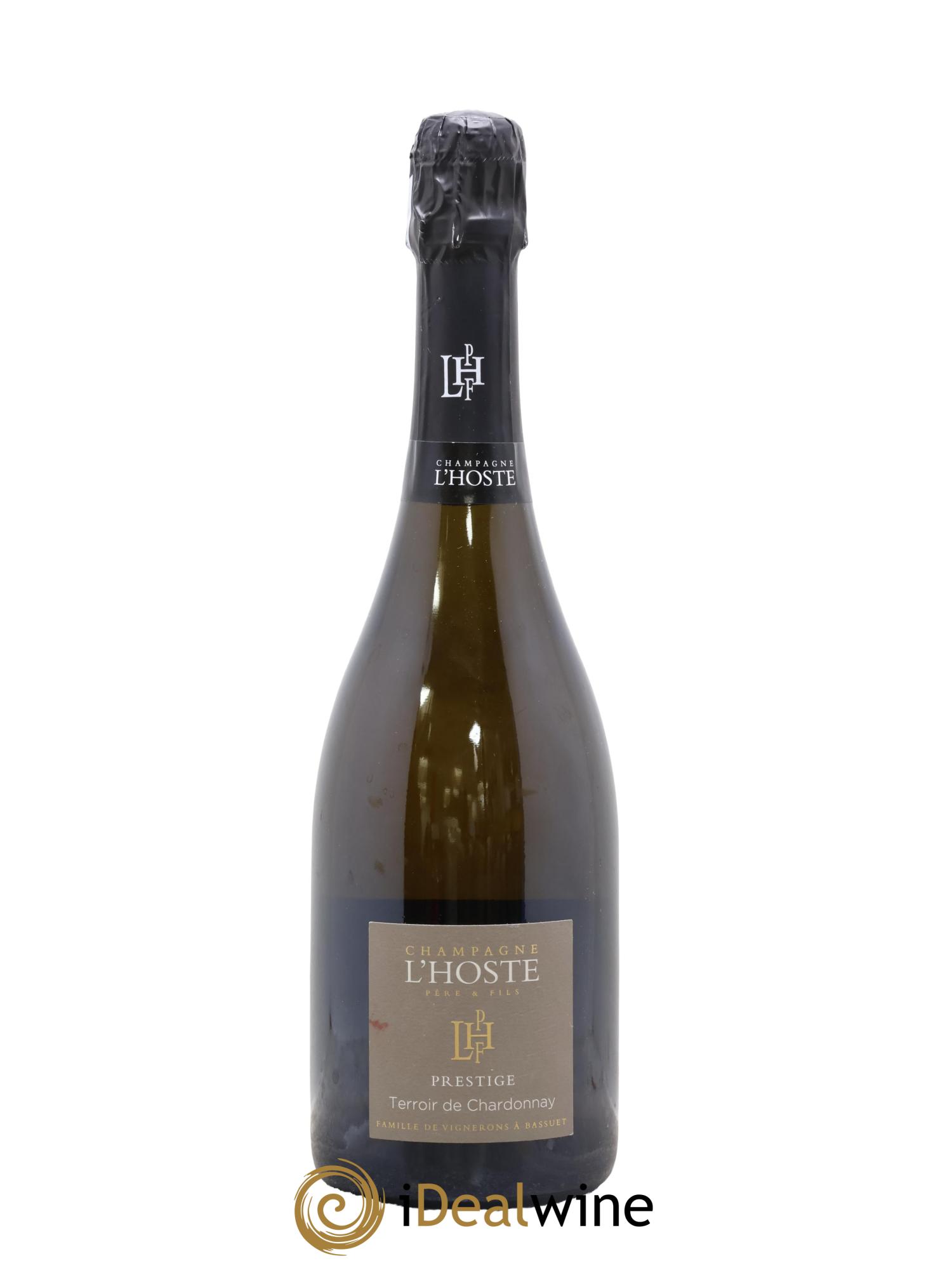 Champagne Brut Prestige Terroir de Chardonnay Maison l'Hoste - Lot de 1 bouteille - 0