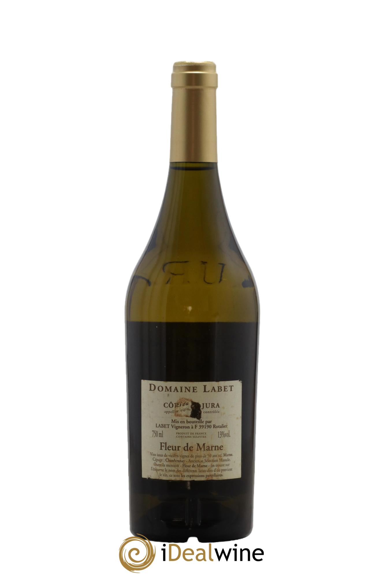 Côtes du Jura Chardonnay Le Montceau Romain - Julien  - Charline Labet Fleur de Marne 2005 - Lot de 1 bouteille - 1