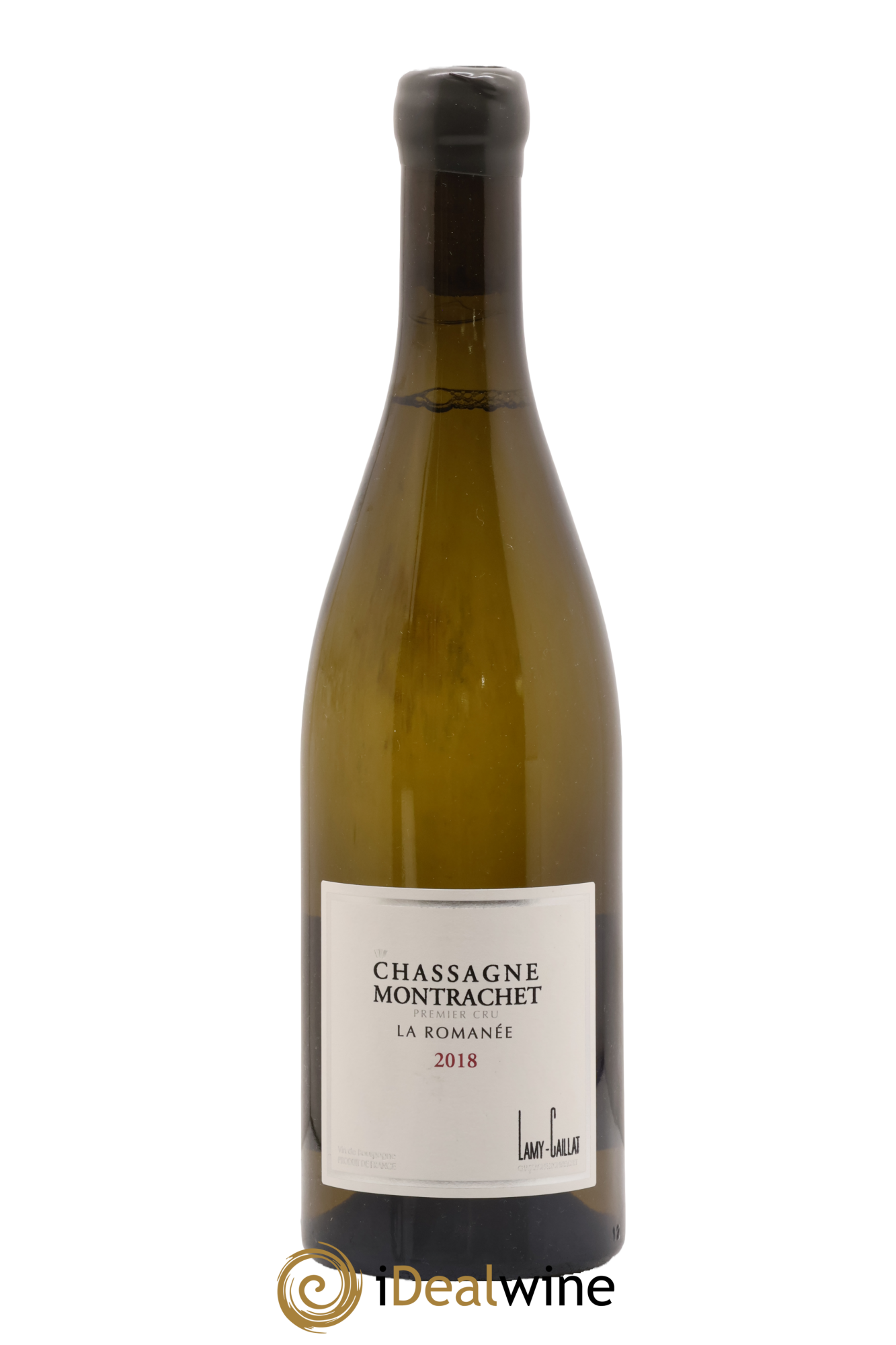 Chassagne-Montrachet 1er Cru La Romanée Lamy-Caillat (Domaine) 2018 - Lot de 1 bouteille - 0