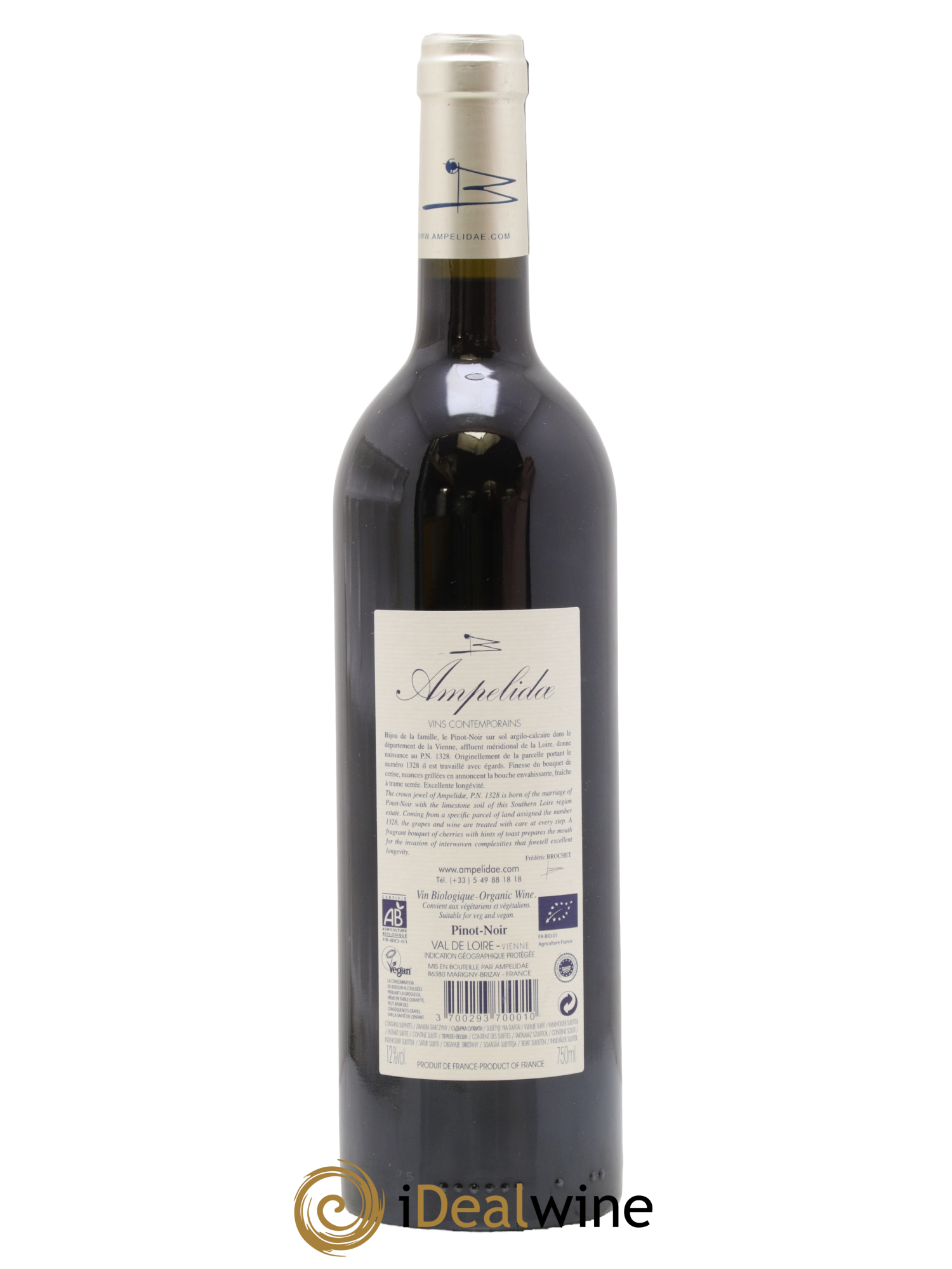Vin de France P.N 1328 Ampelidae 2014 - Lot of 1 bottle - 1