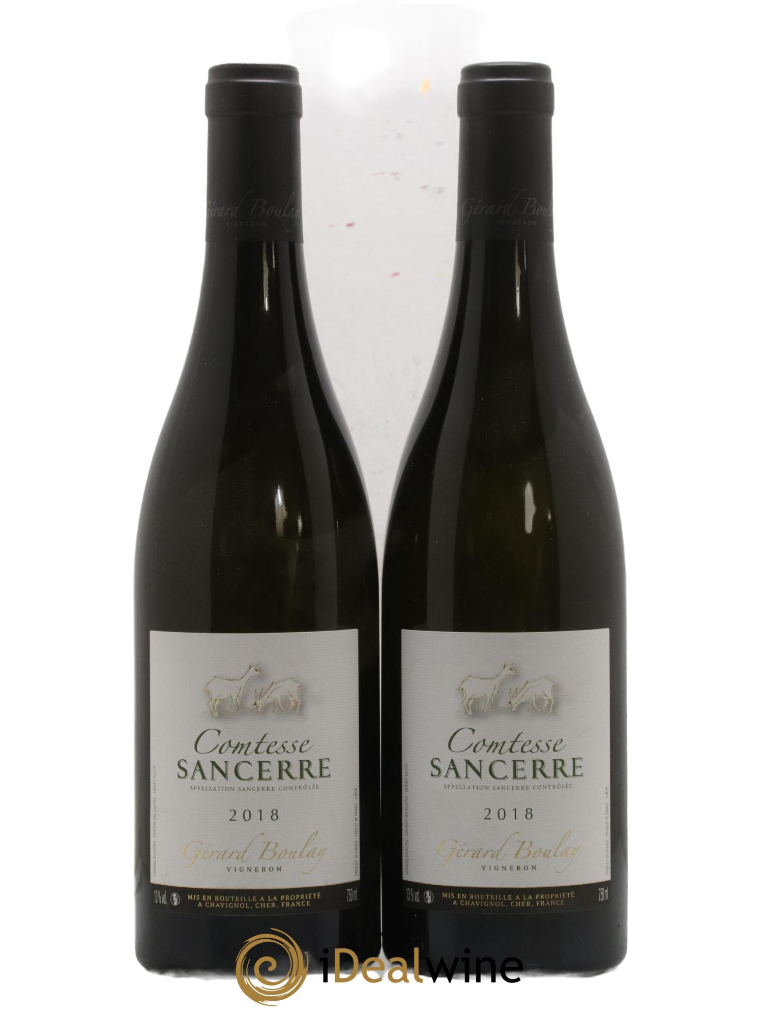 Sancerre Comtesse Gérard Boulay 2018 - Lot de 2 bouteilles - 0