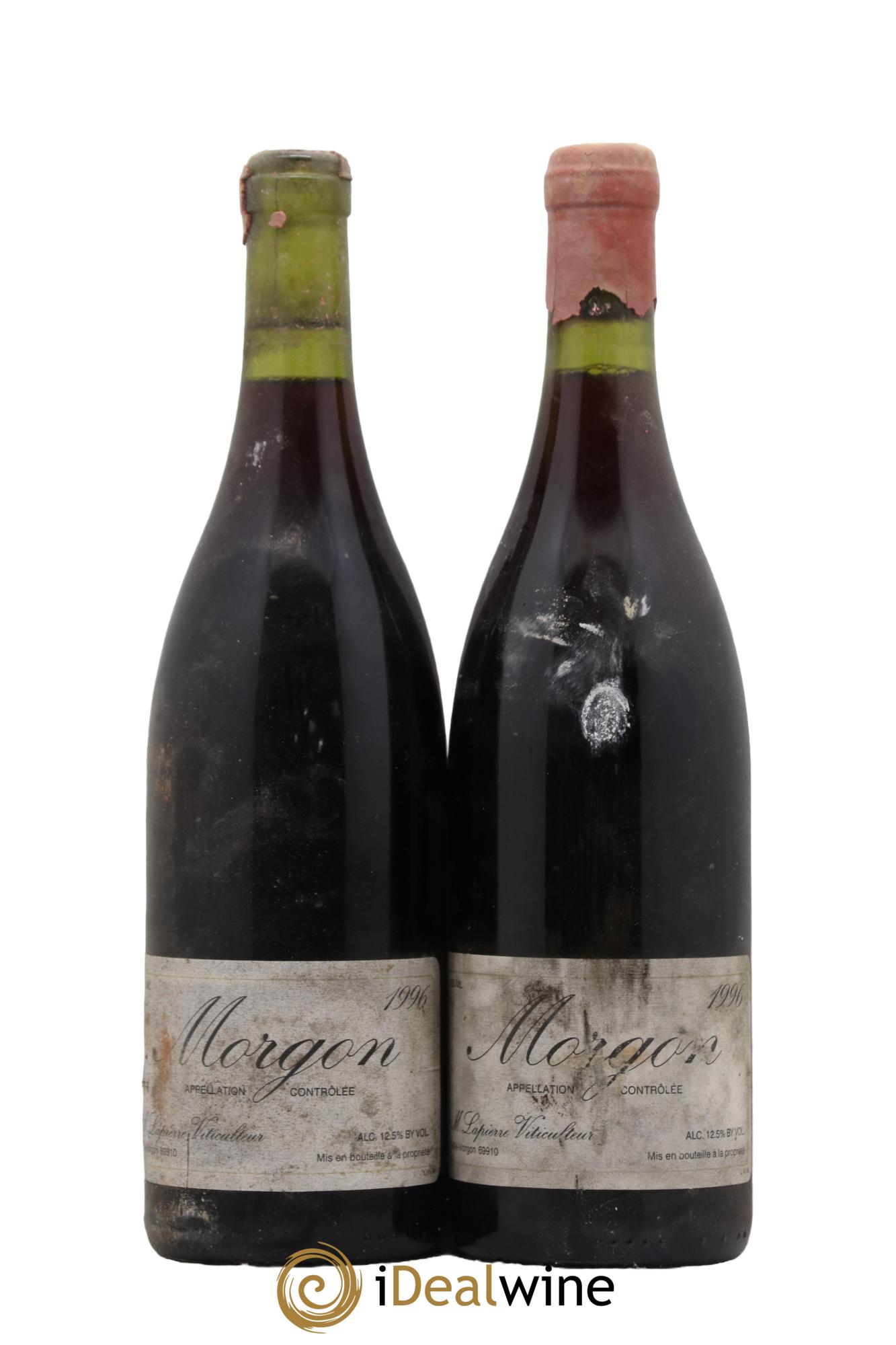 Morgon Marcel Lapierre (Domaine) 1996 - Lot de 2 bouteilles - 0