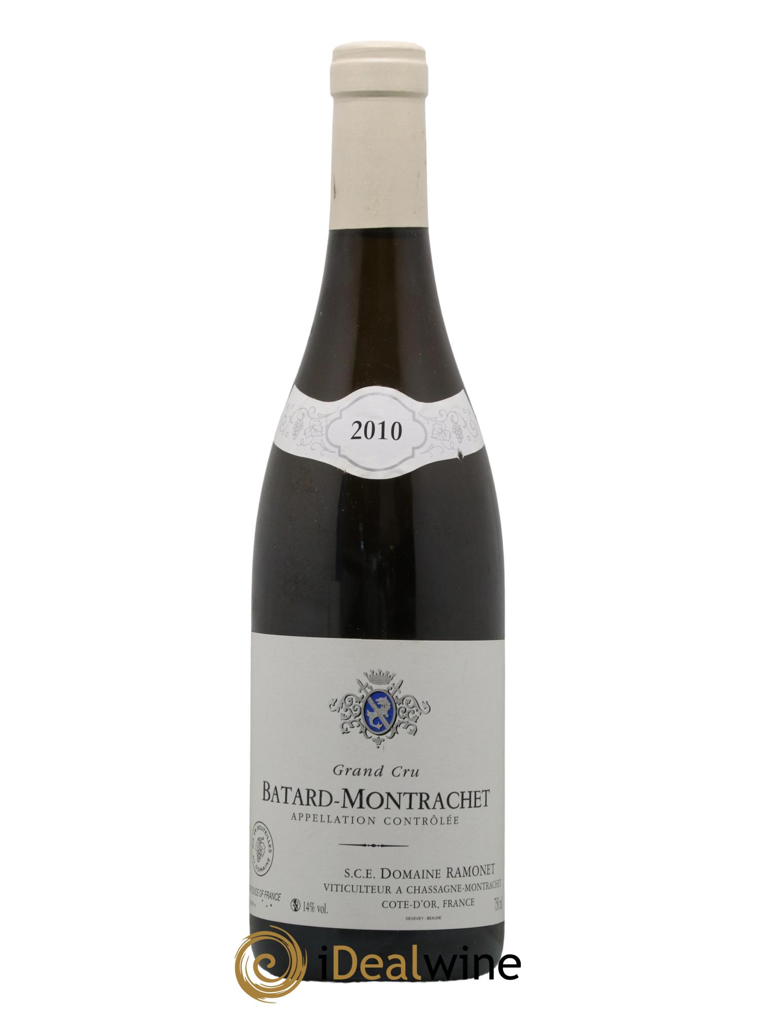 Bâtard-Montrachet Grand Cru Ramonet (Domaine) 2010 - Lot de 1 bouteille - 0
