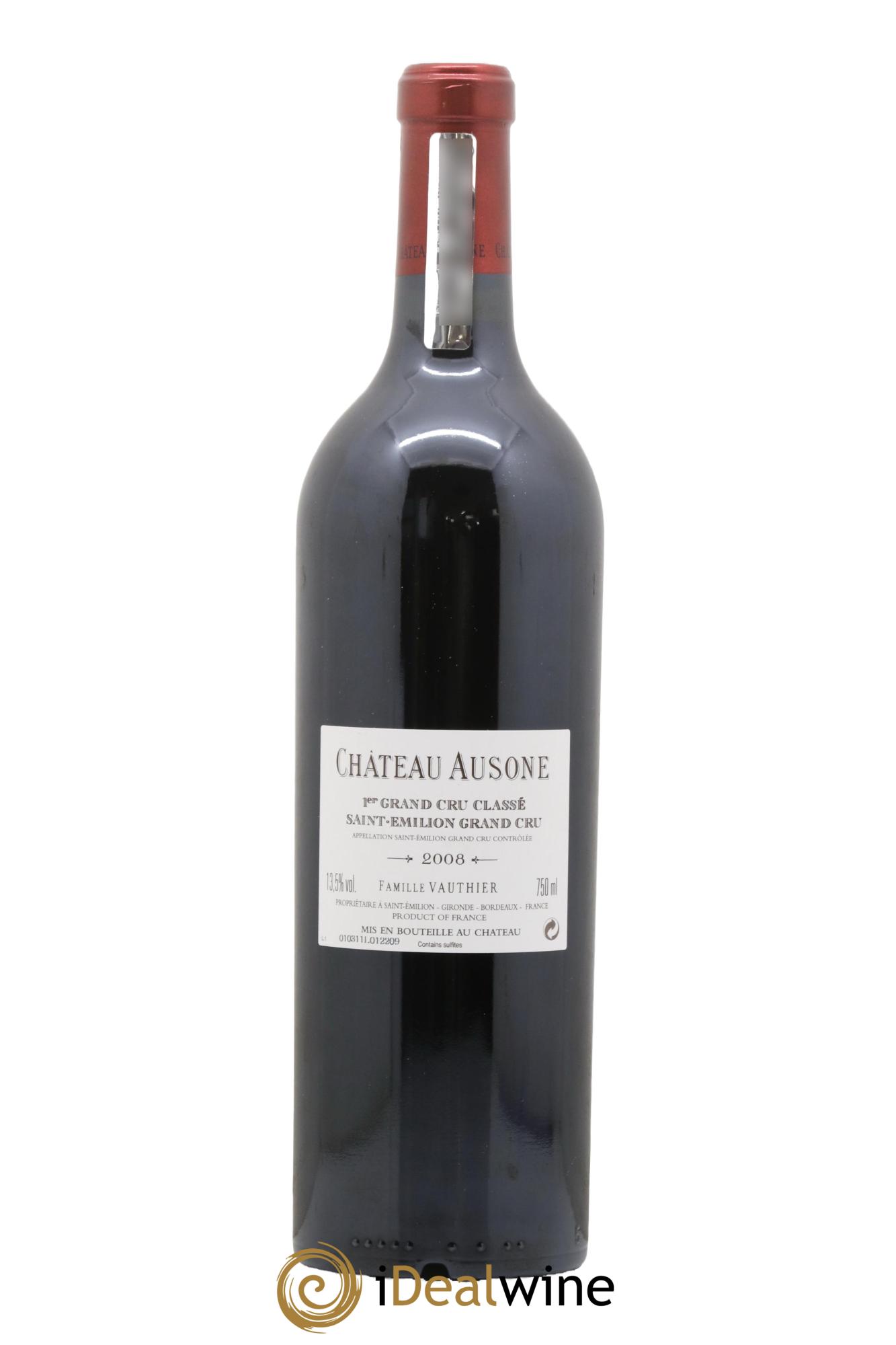 Château Ausone 1er Grand Cru Classé A 2008 - Lot of 1 bottle - 1