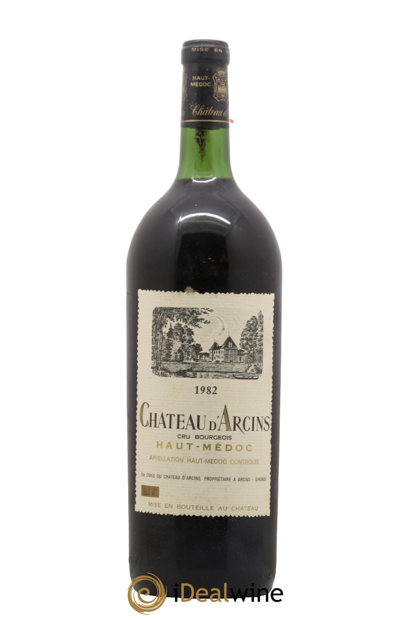 Château d' Arcins Cru Bourgeois 1982 - Lot de 1 magnum - 0