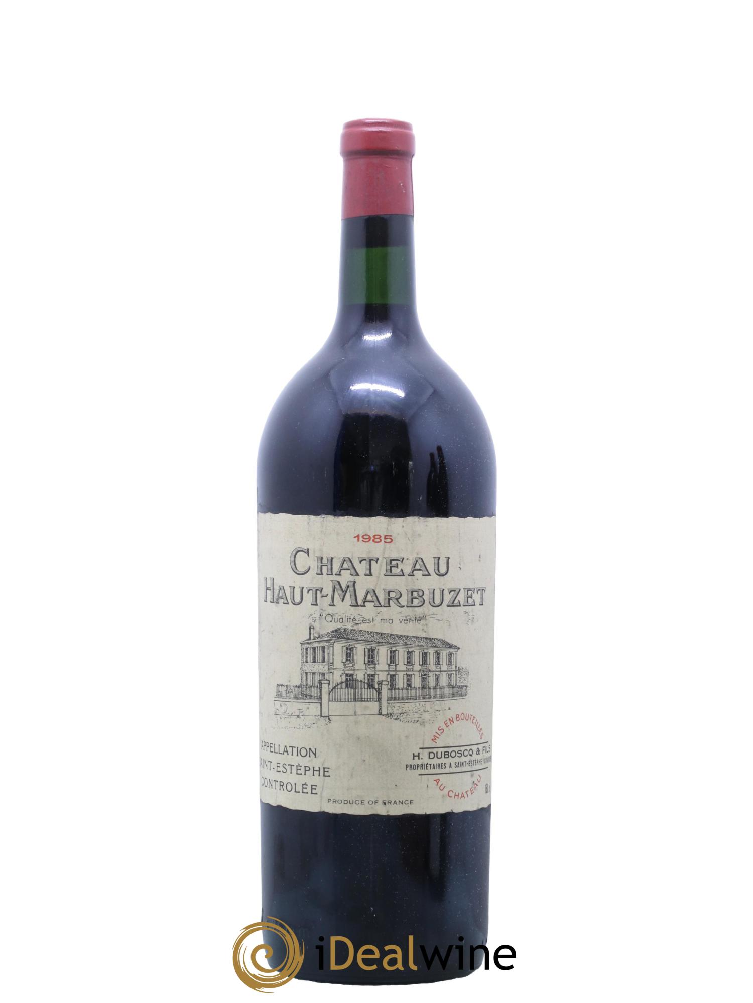 Château Haut Marbuzet 1985 - Lot de 1 magnum - 0