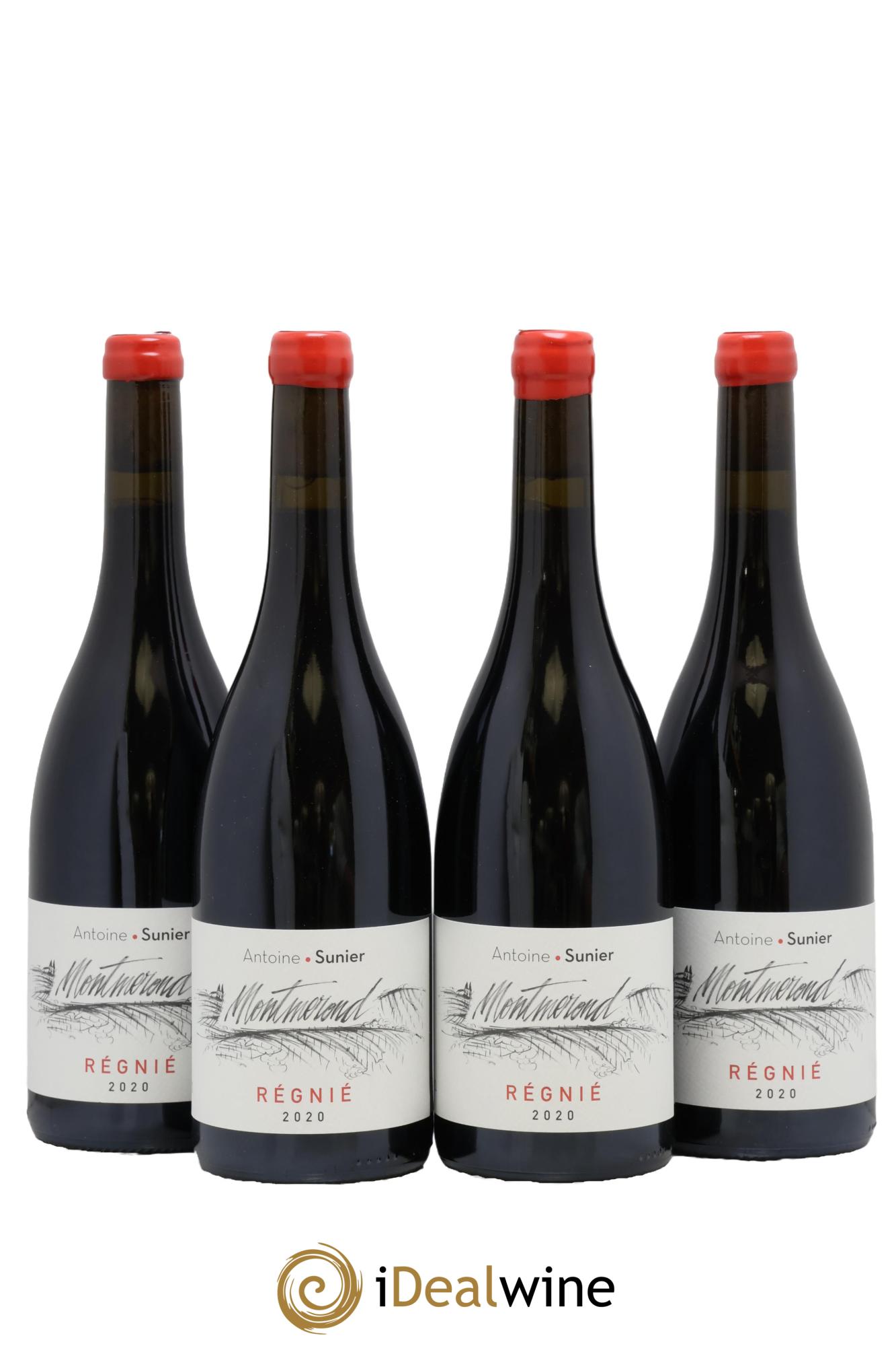 Régnié Cuvée Montmerond Antoine Sunier 2020 - Lotto di 4 bottiglie - 0