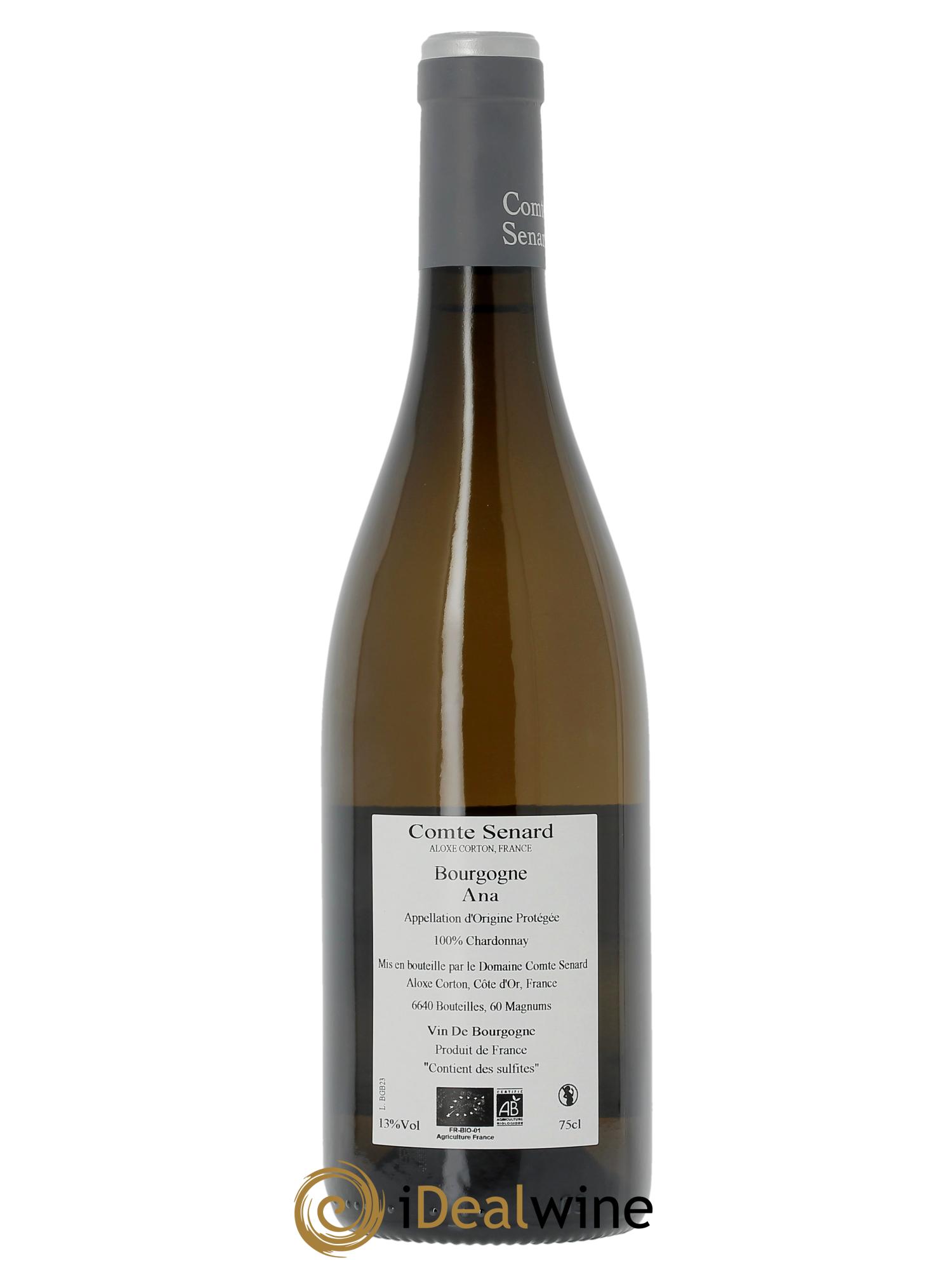 Bourgogne Ana Comte Senard  2023 - Lot of 1 bottle - 1