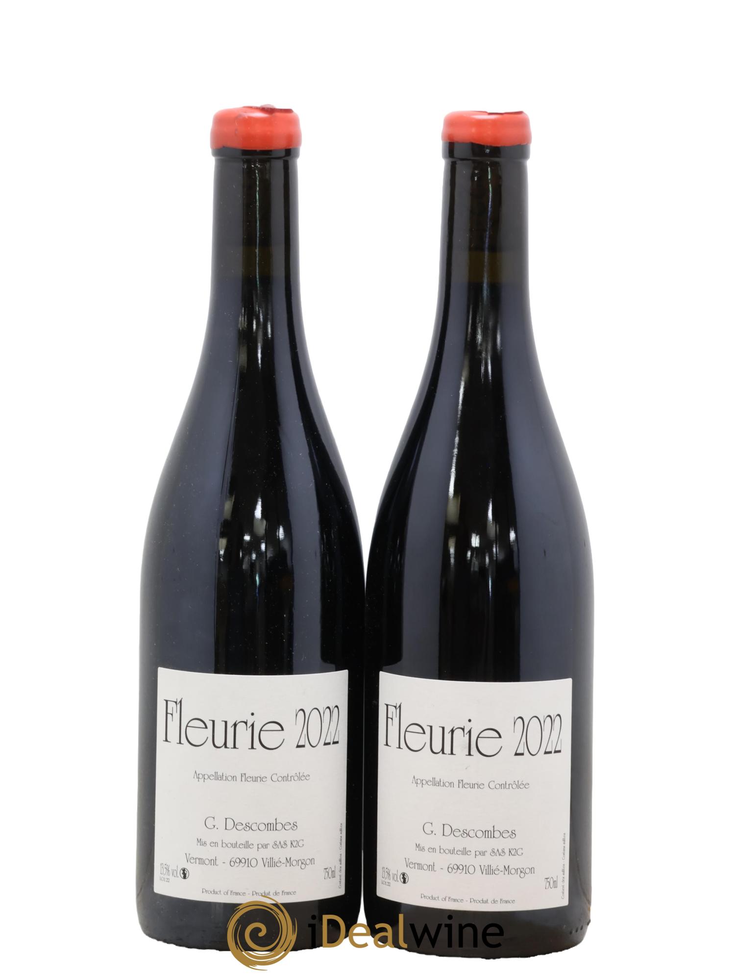 Fleurie Vieilles vignes Georges Descombes (Domaine) 2022 - Posten von 2 Flaschen - 0
