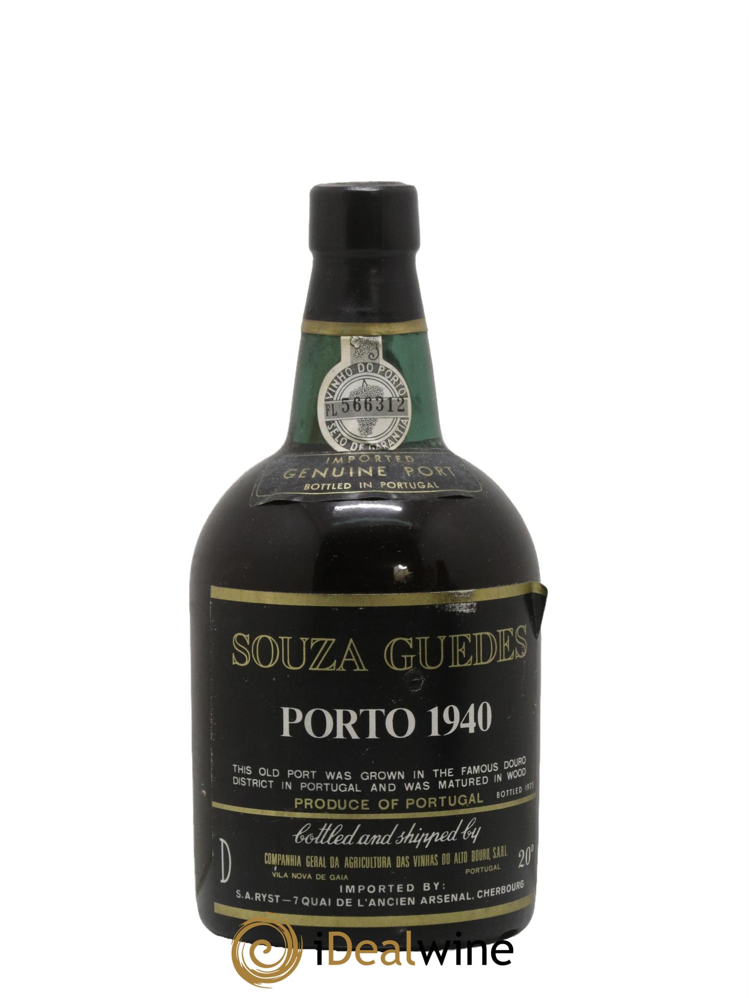 Porto Souza Guedes 1940 - Lot de 1 bouteille - 0