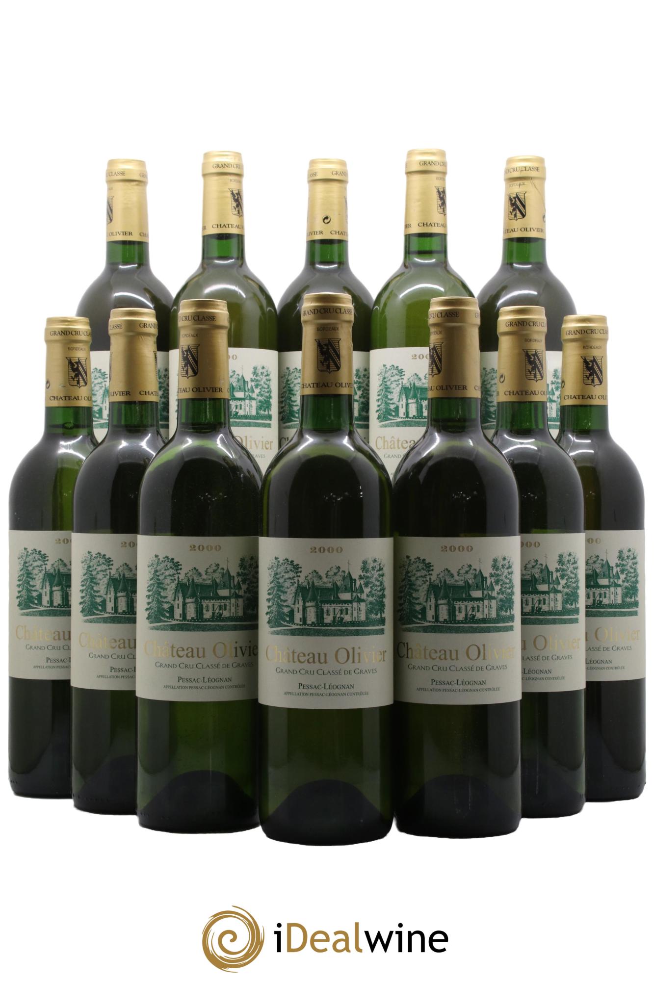 Château Olivier Cru Classé de Graves 2000 - Lot of 12 bottles - 0