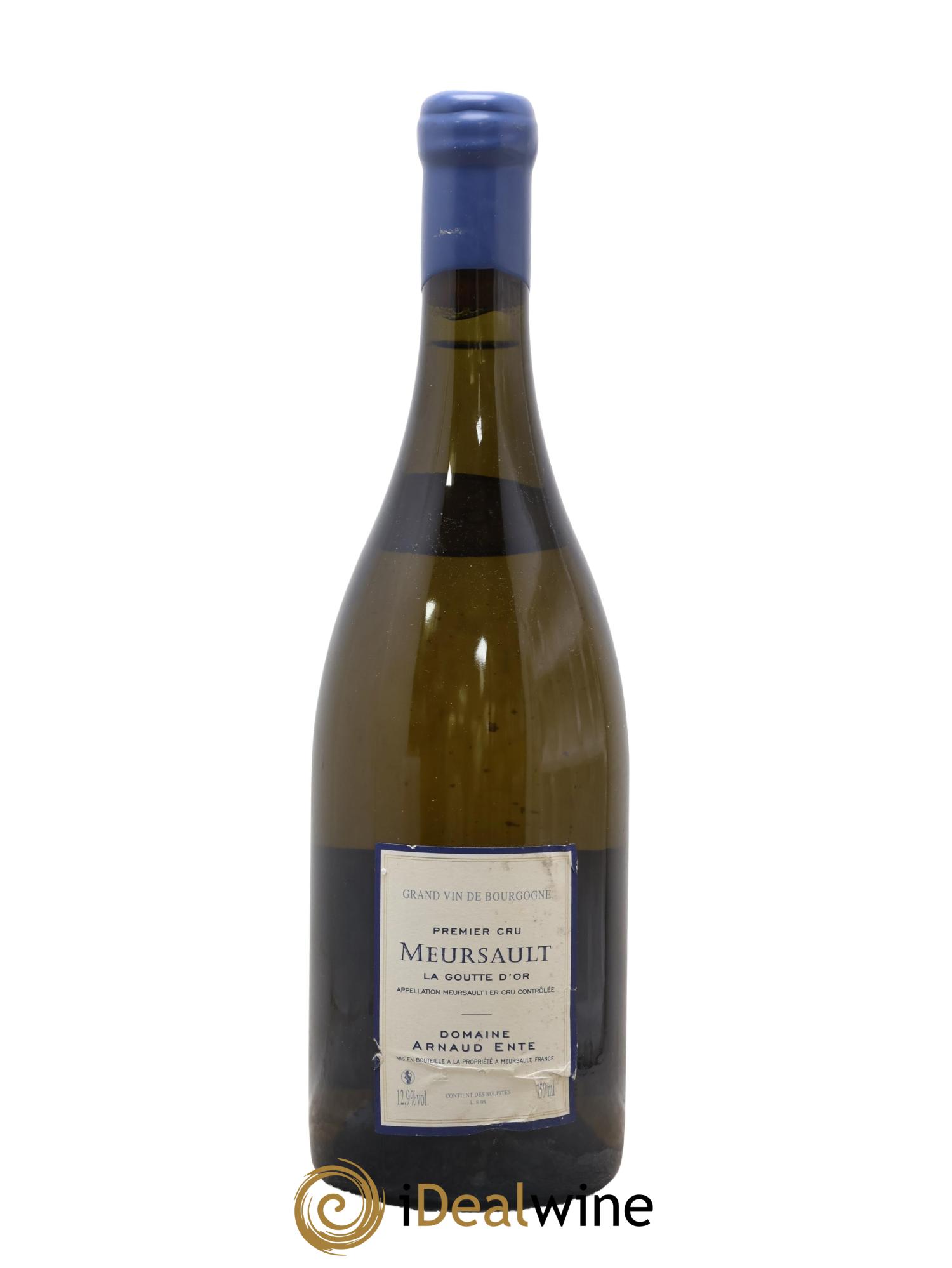 Meursault 1er Cru Goutte d'Or Arnaud Ente 2008 - Lot of 1 bottle - 1