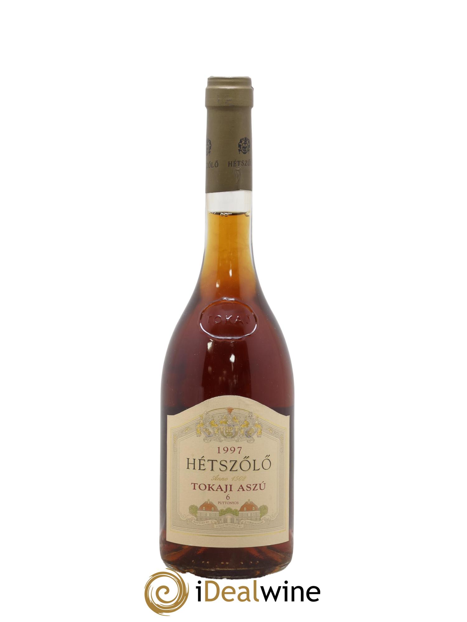 Tokaji Aszu 6 Puttonyos Hétszölö (Domaine) 1997 - Lotto di 1 formato 50cl - 0