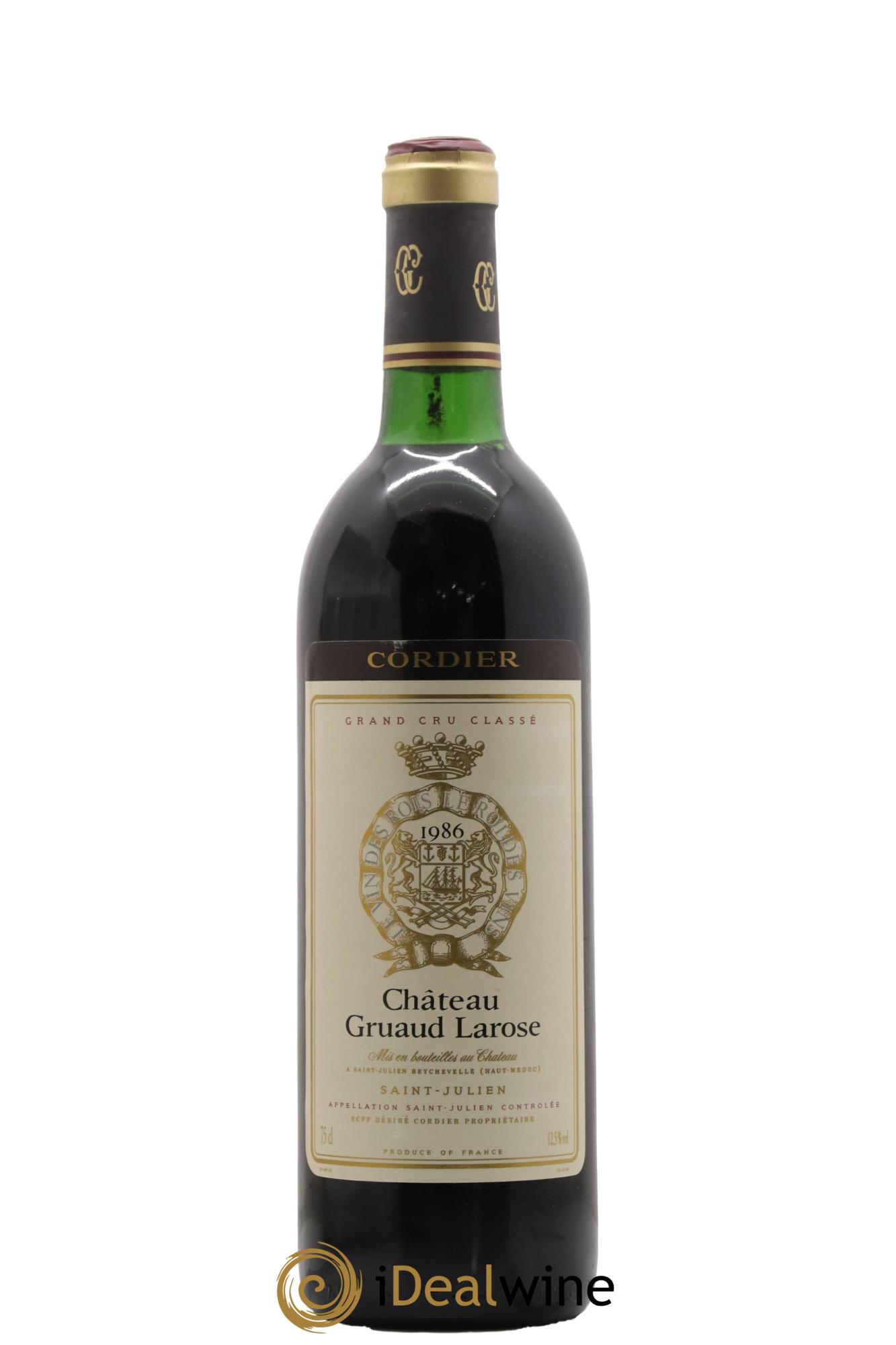 Château Gruaud Larose 2ème Grand Cru Classé 1986 - Lot de 1 bouteille - 0
