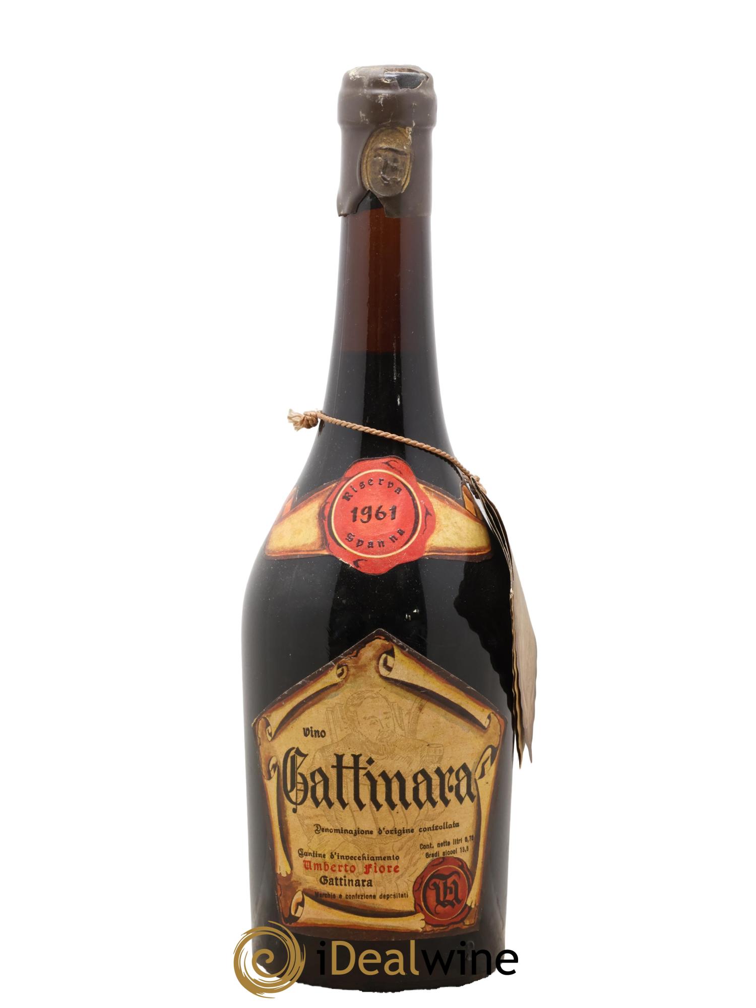 Gattinara DOCG Riserva Umberto Fiore 1961 - Lot de 1 bouteille - 0