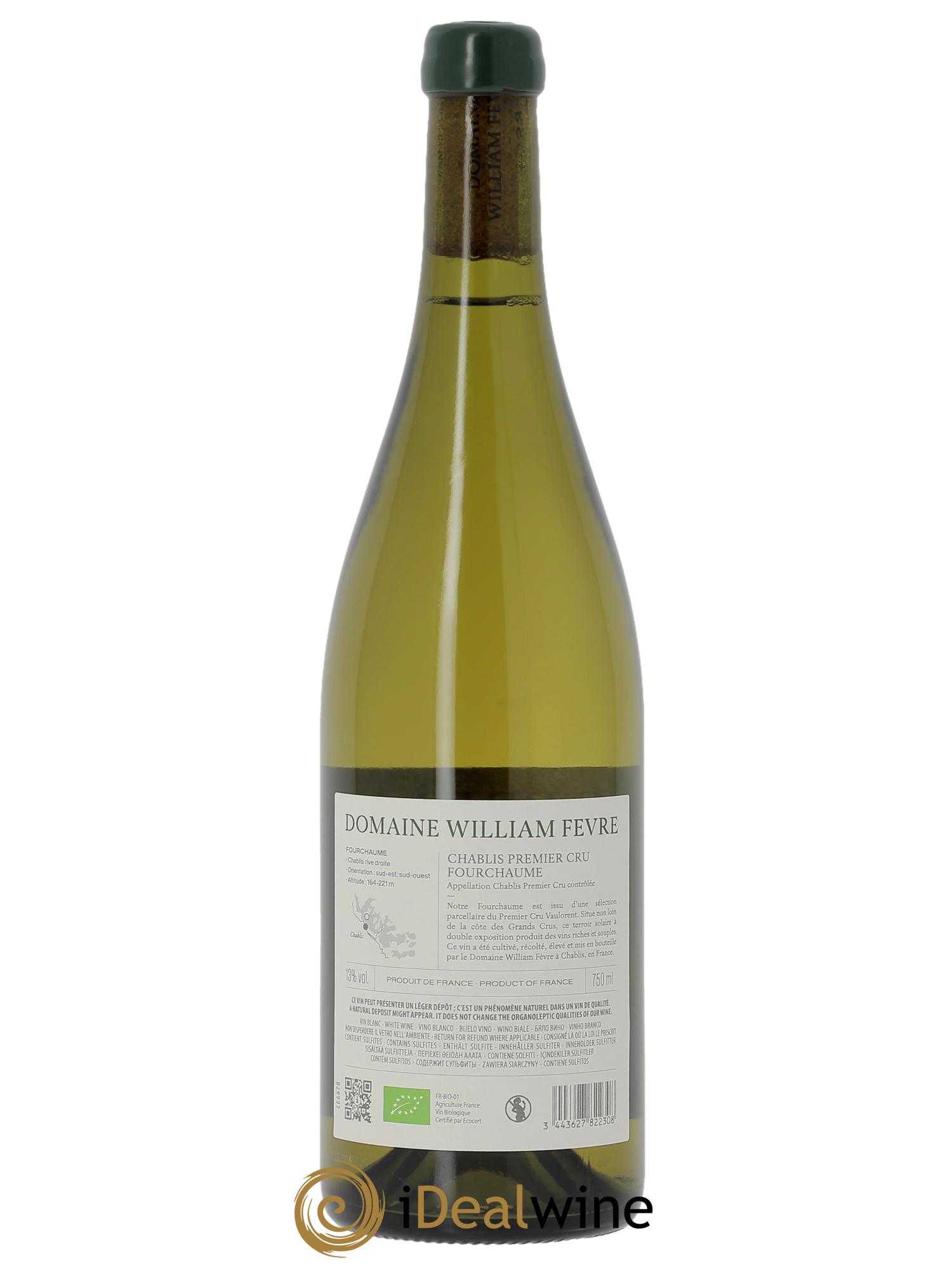 Chablis 1er Cru Fourchaume William Fèvre 2023 - Lote de 1 botella - 1