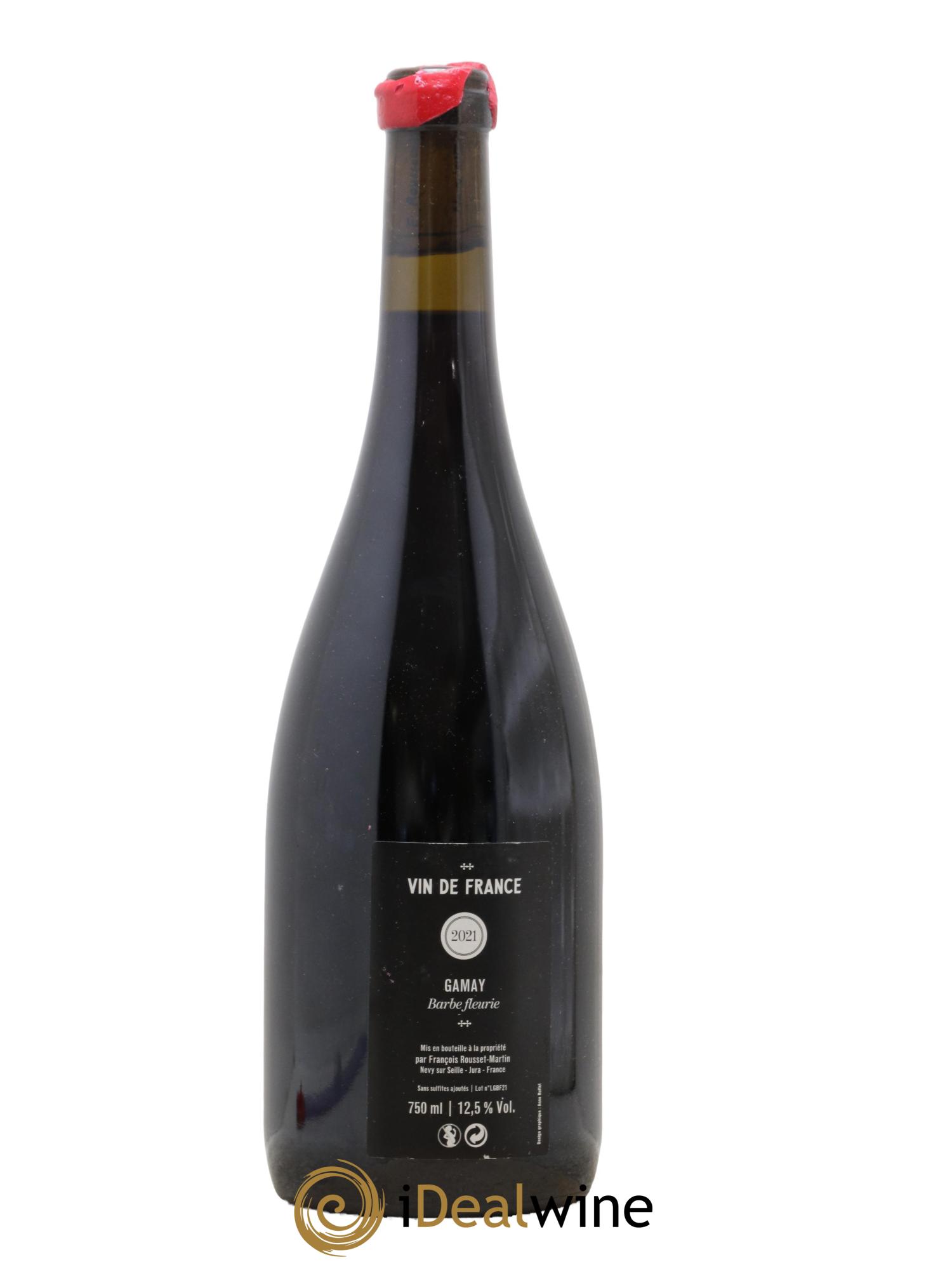 Vin de France Barbe Fleurie François Rousset Martin 2021 - Lot de 1 bouteille - 1