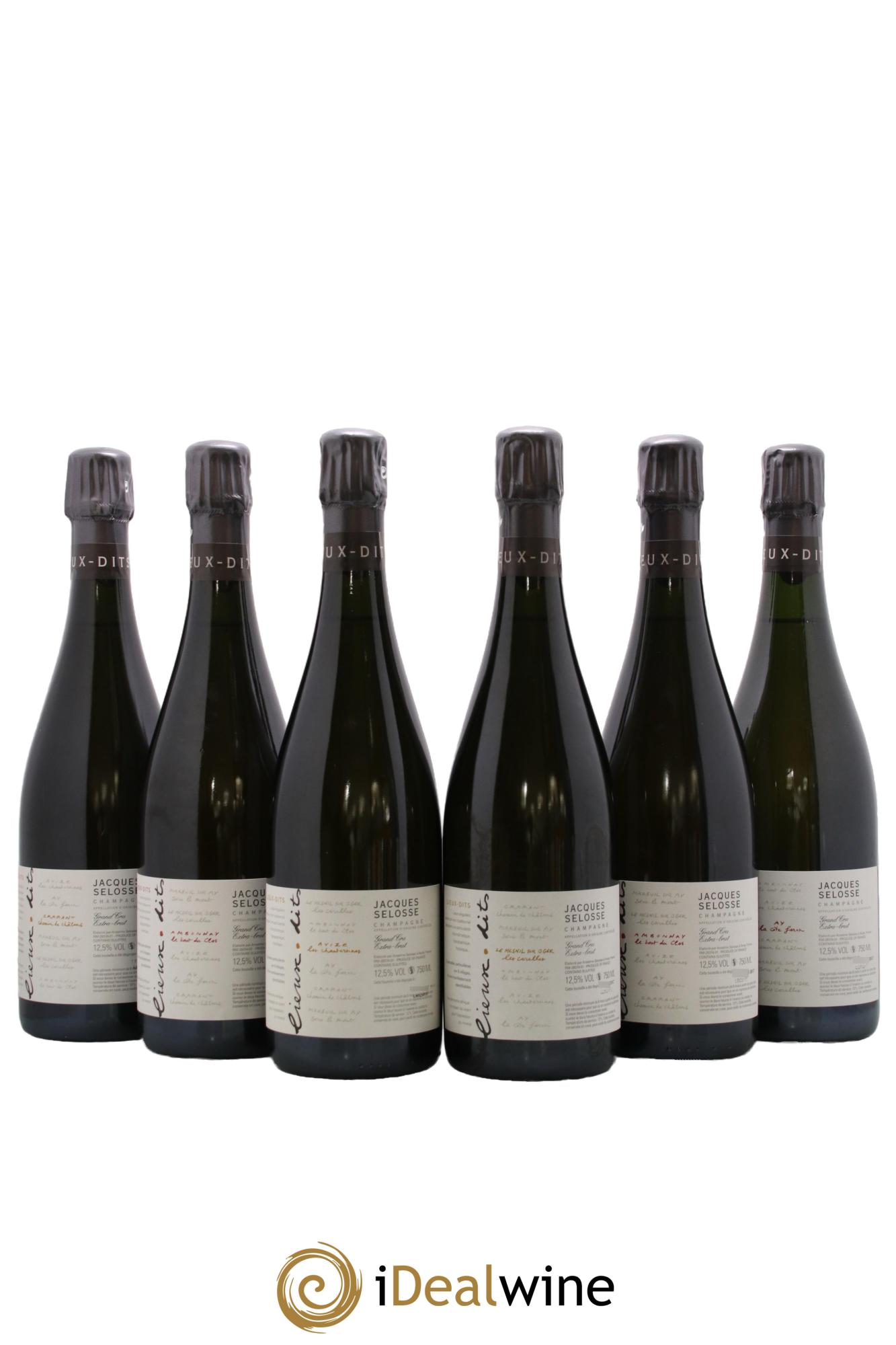 Caisse Collection Lieux-dits Jacques Selosse - Lot of 6 bottles - 0