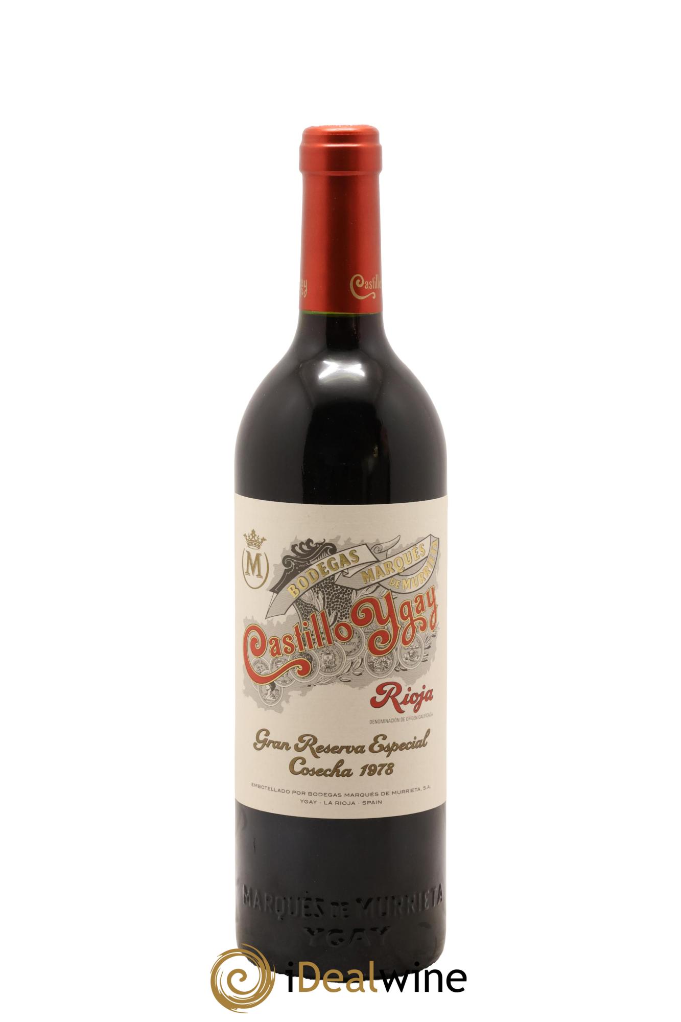 Rioja DOCA Castillo Ygay Gran Reserva Especial Marqués de Murrieta 1978 - Lot de 1 bouteille - 1