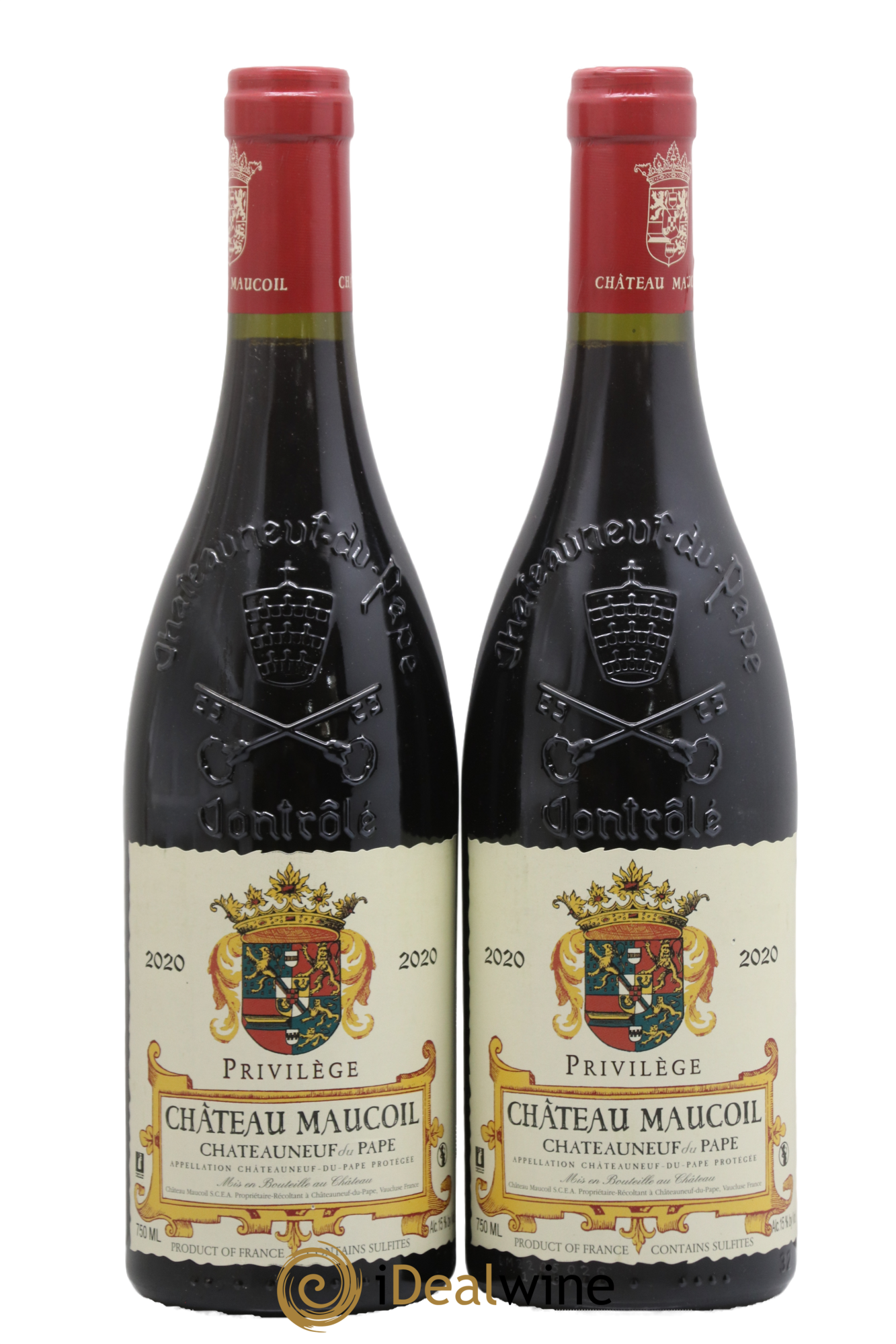 Châteauneuf-du-Pape Privilège Château Maucoil 2020 - Posten von 2 Flaschen - 0
