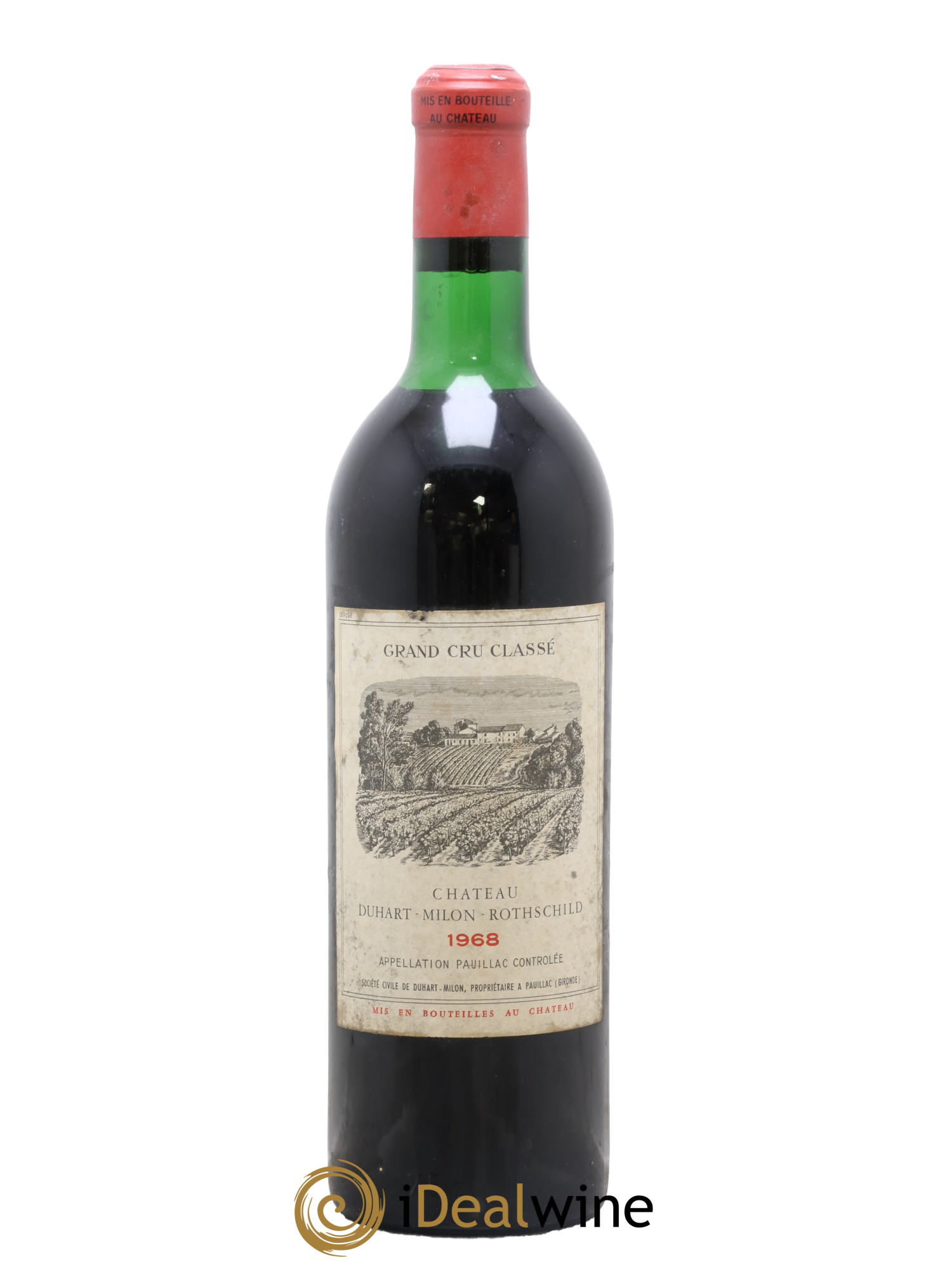Château Duhart-Milon 4ème Grand Cru Classé 1968 - Posten von 1 Flasche - 0