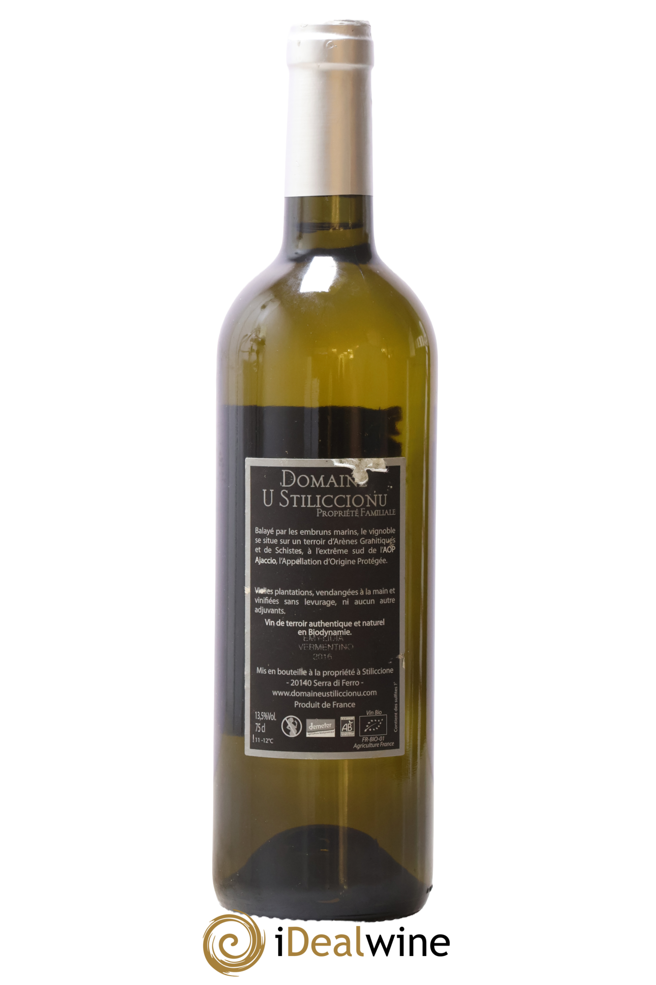 Ajaccio Vermentino Emilydia U Stiliccionu S.Poly 2016 - Lot of 1 bottle - 1
