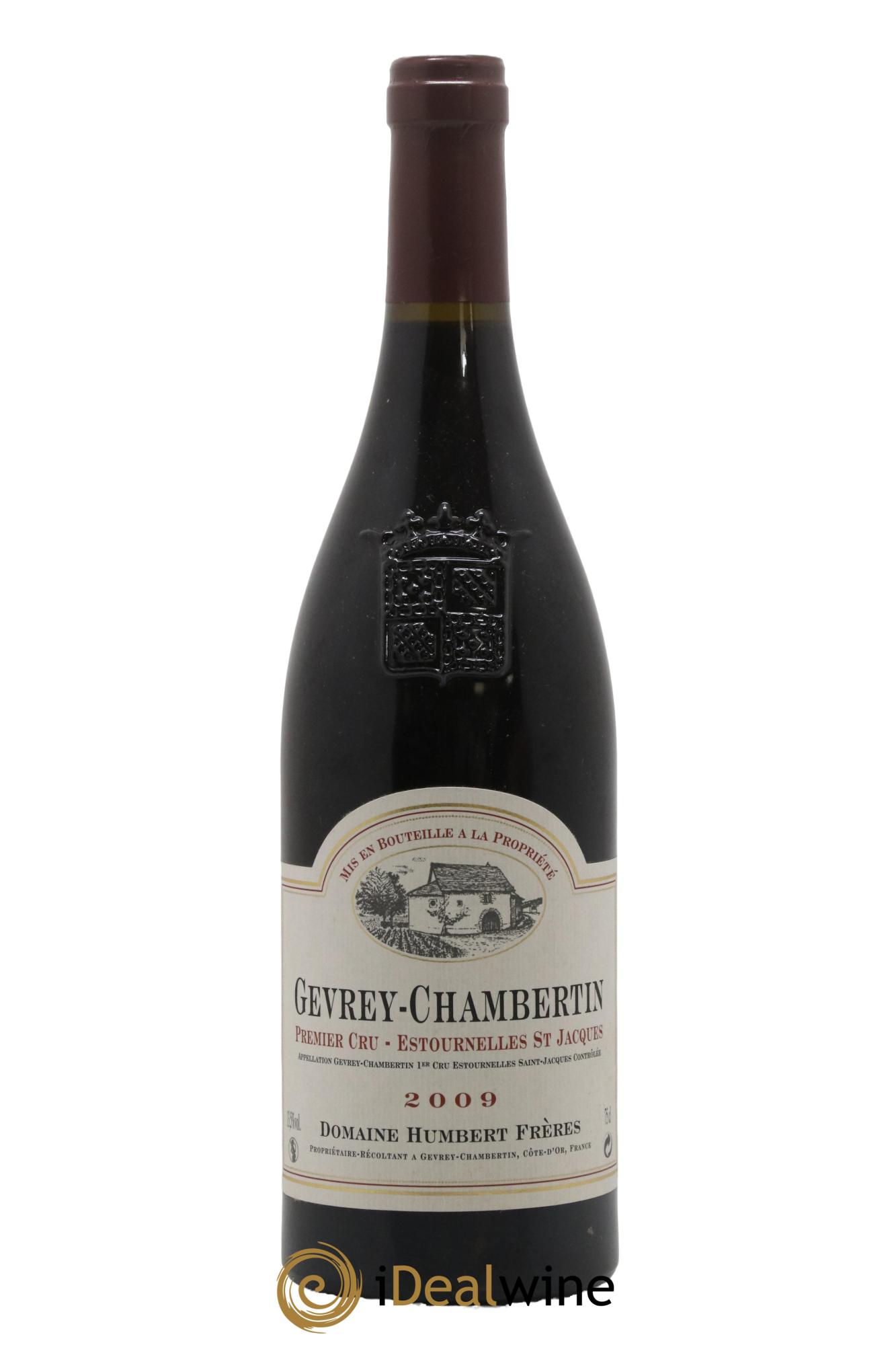 Gevrey-Chambertin 1er Cru Estournelles Saint-Jacques Humbert (Domaine) 2009 - Lot de 1 bouteille - 0