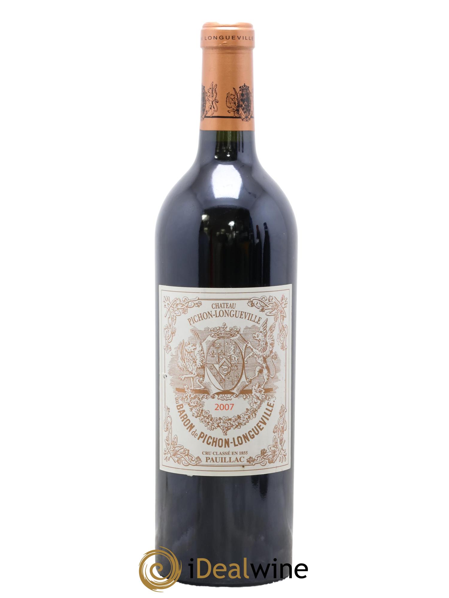 Pichon Longueville Baron 2ème Grand Cru Classé 2007 - Lot de 1 bouteille - 0